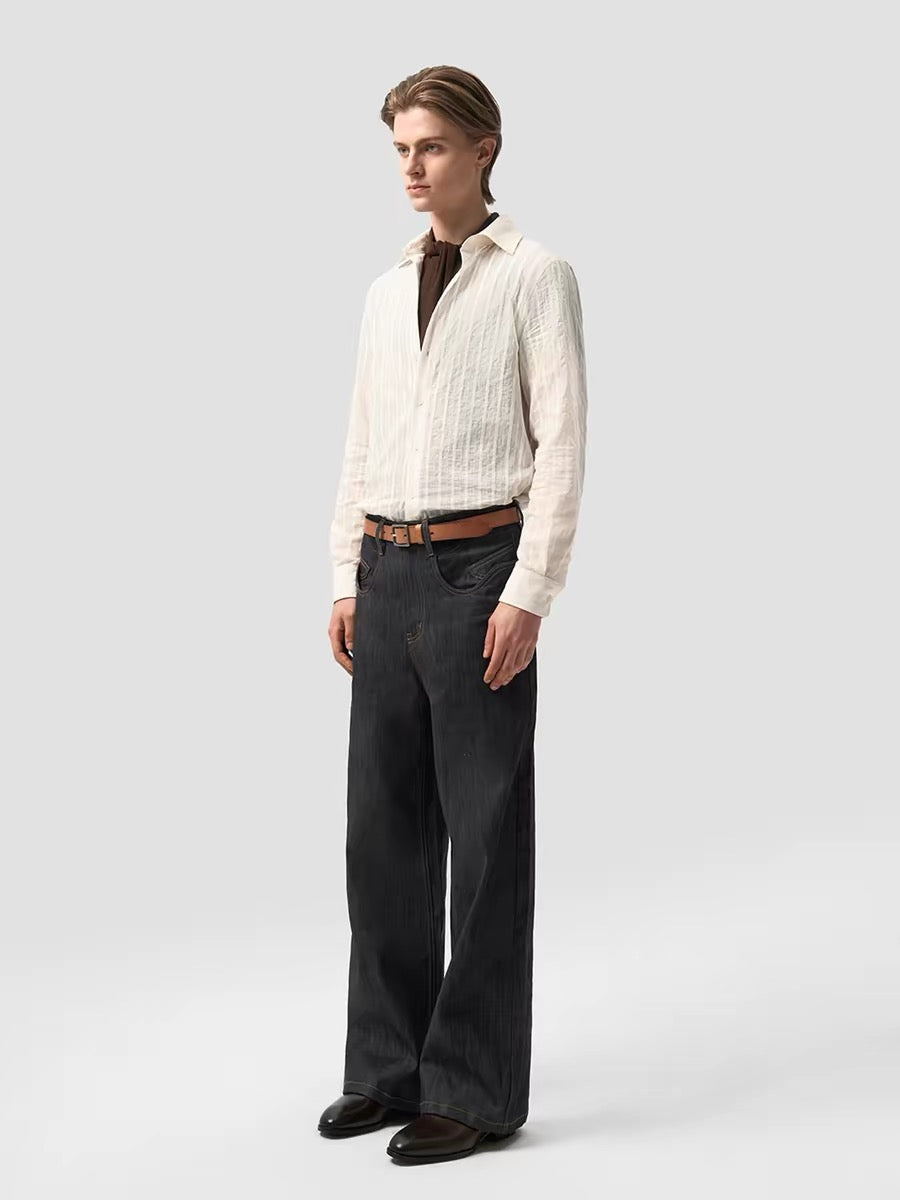 "Featured" Stripped Shirt