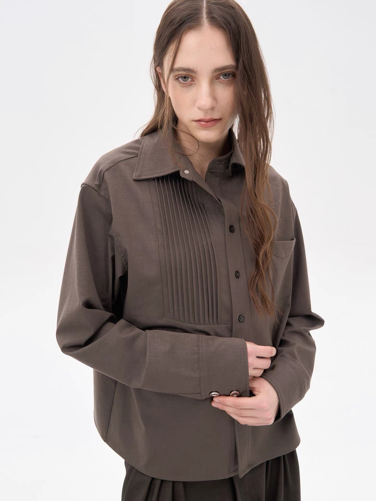 "The Chest" Pleated Shirt