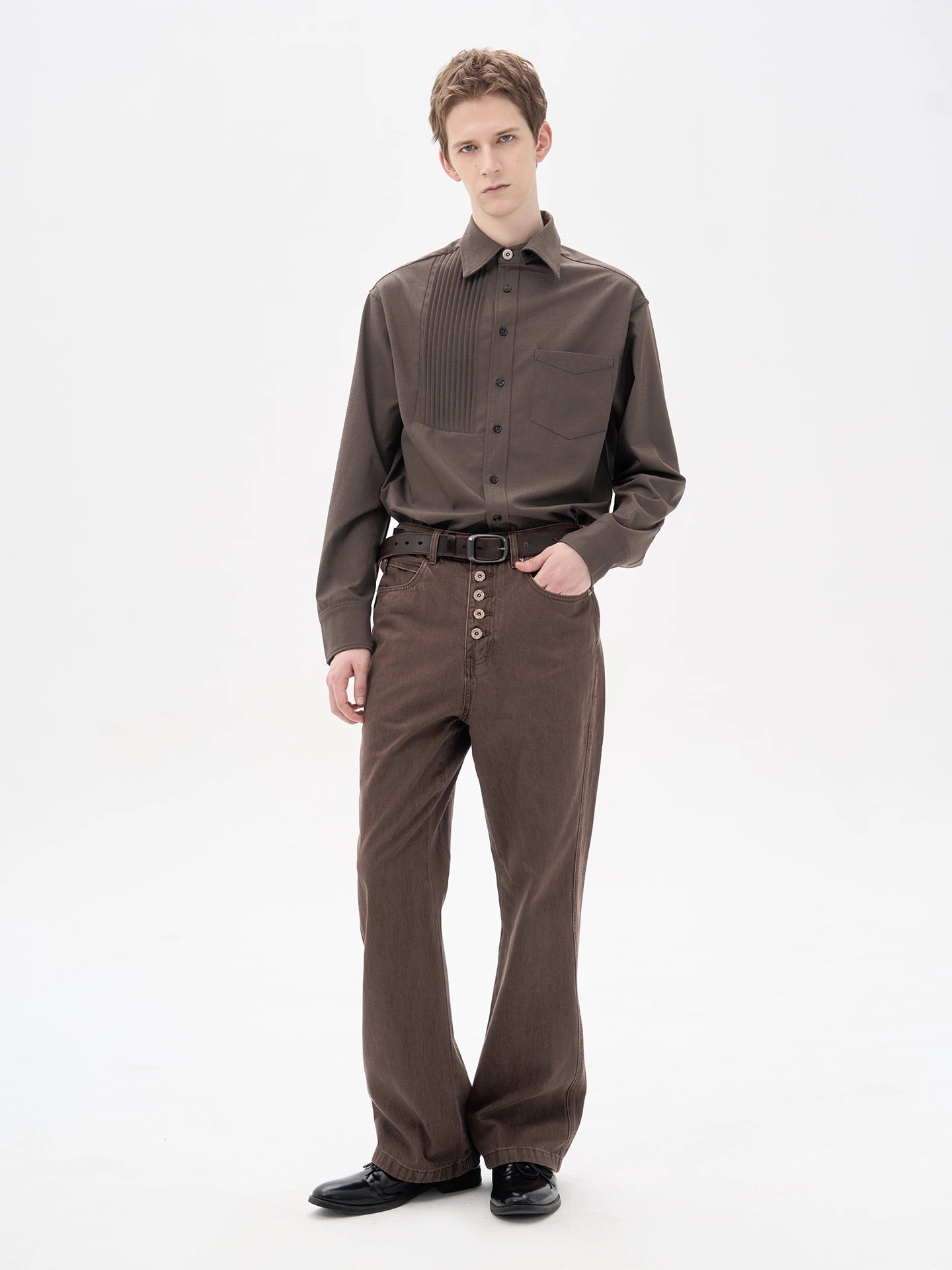 "The Chest" Pleated Shirt