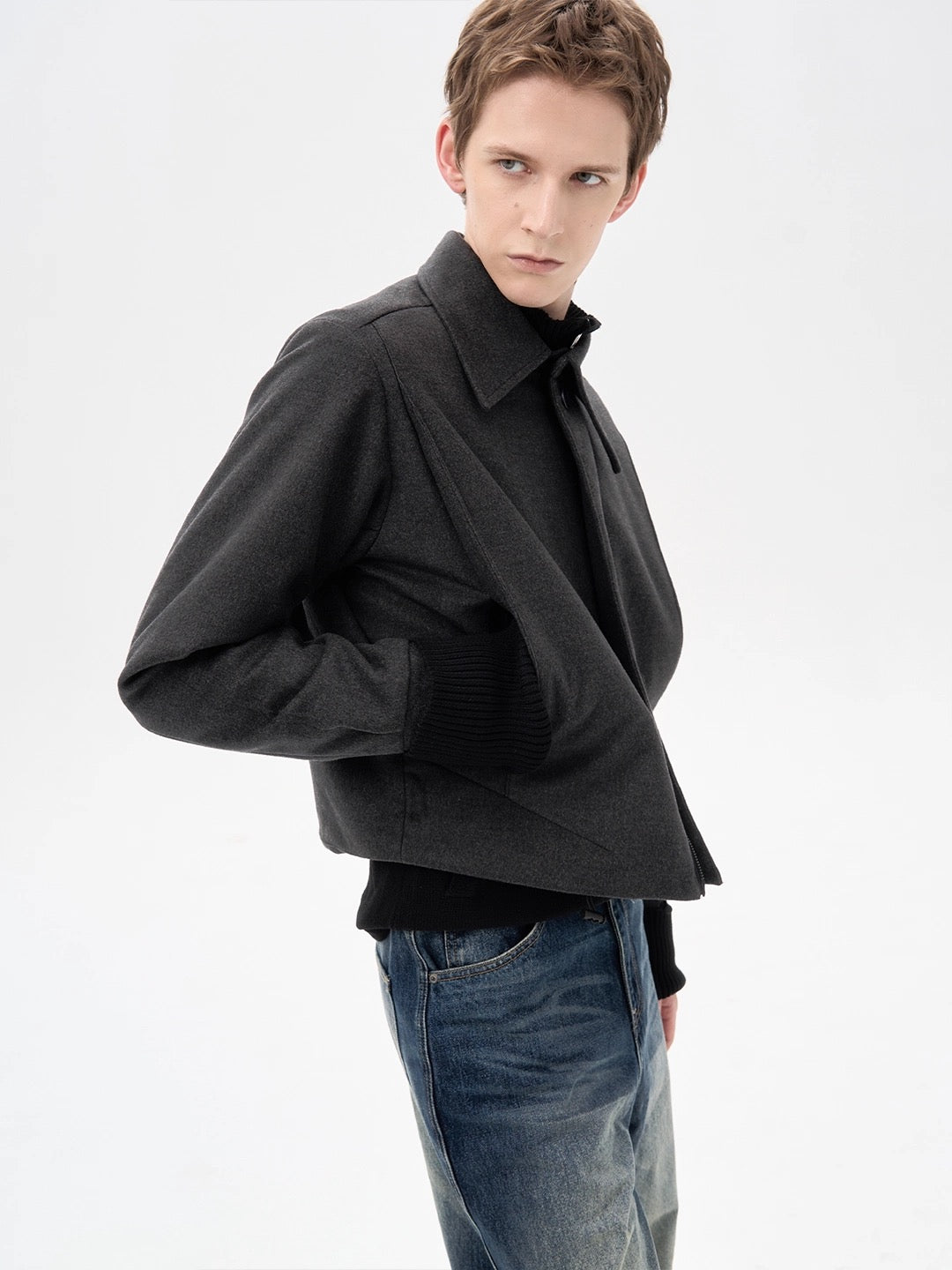 "The Compact" Cropped Paded Jacket