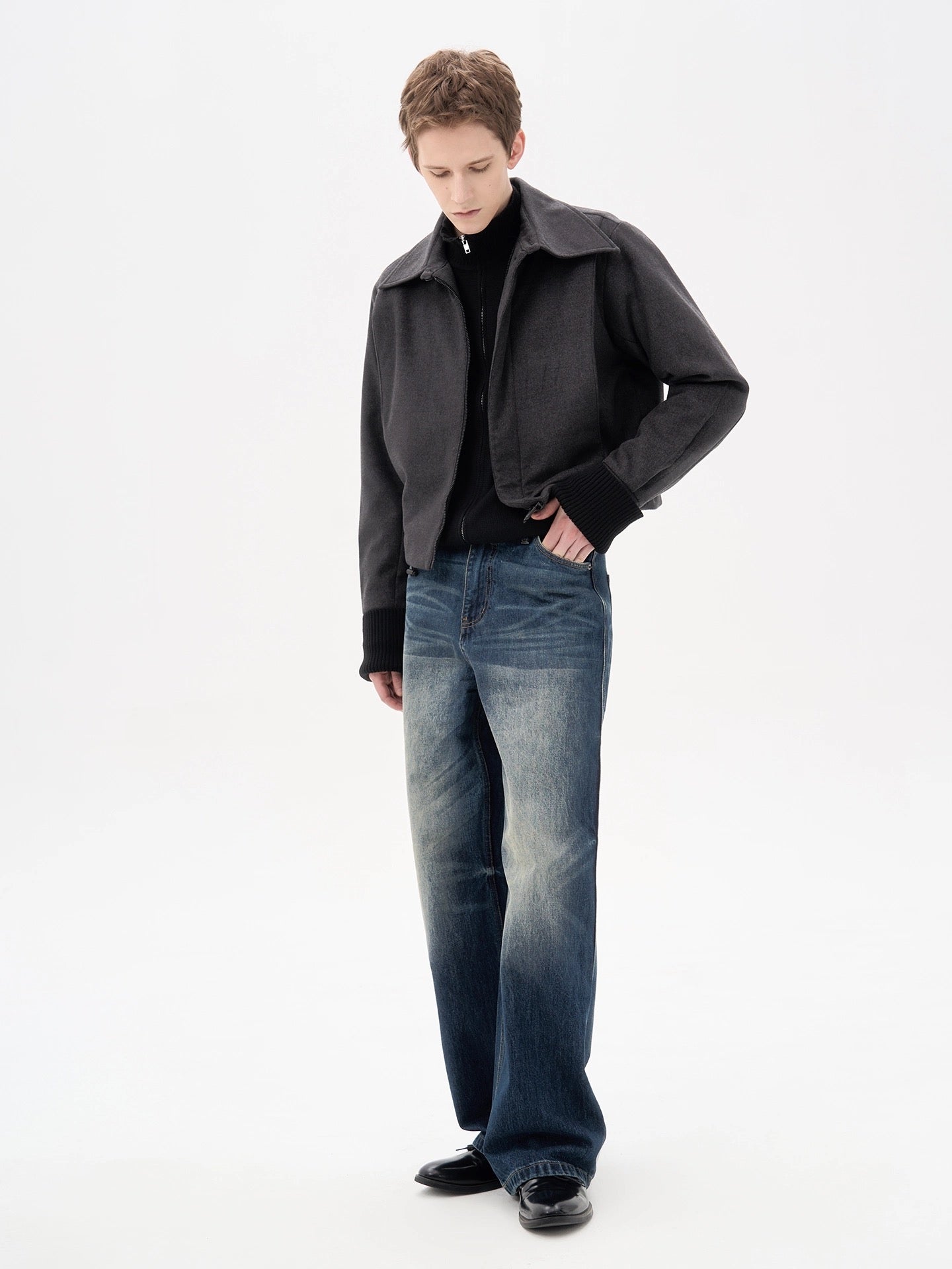 "The Compact" Cropped Paded Jacket