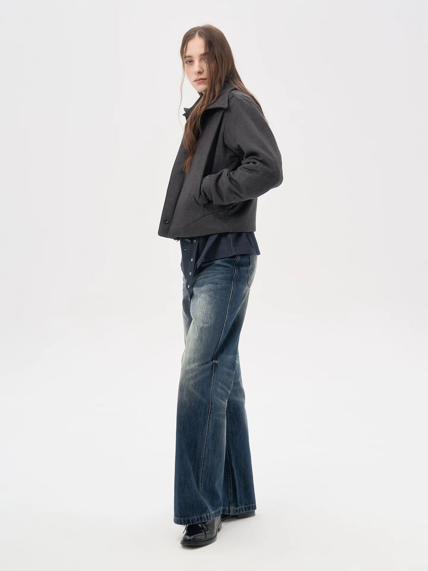 "The Compact" Cropped Paded Jacket
