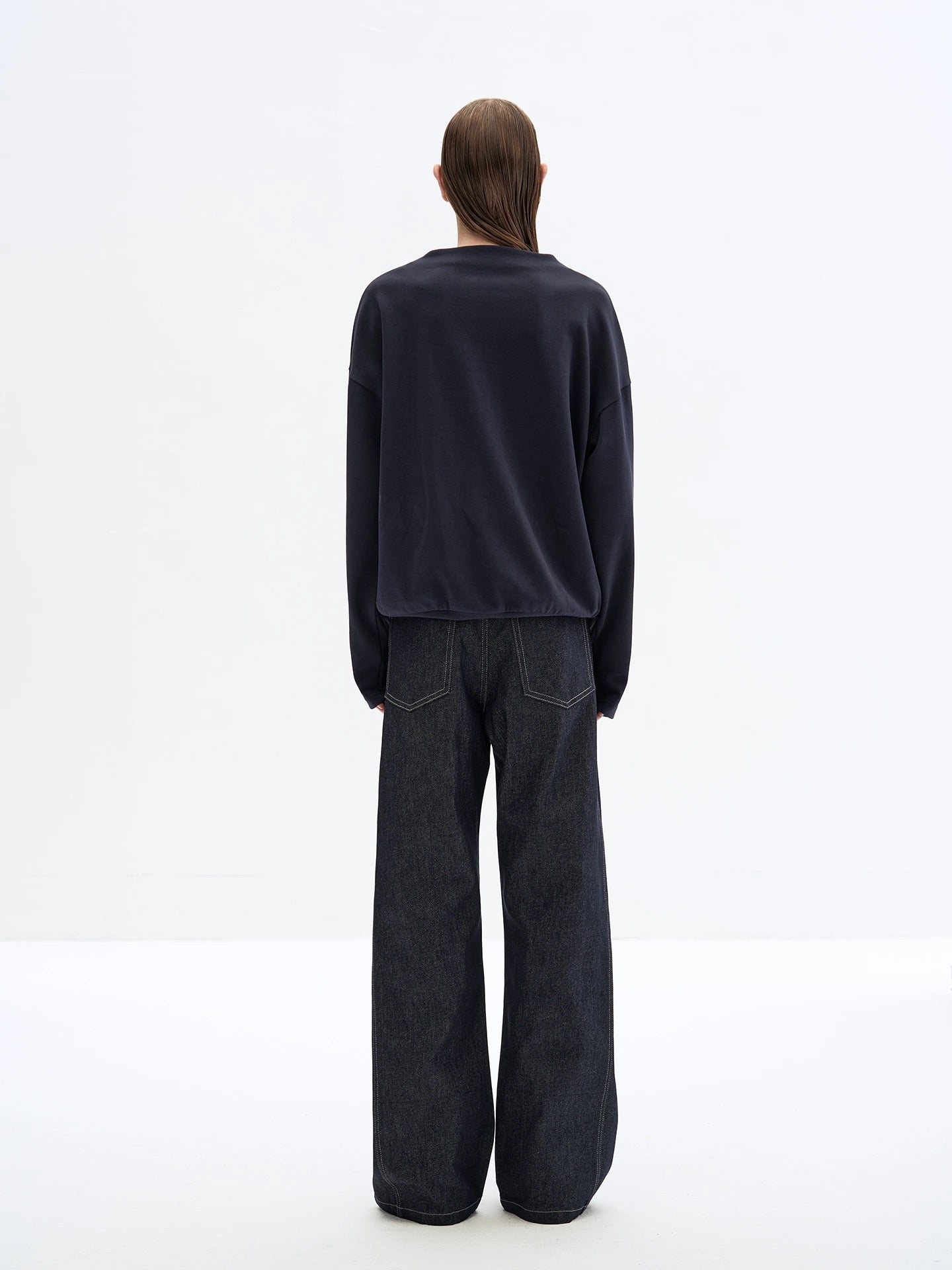 "Scale" Loose Sleeve Sweater