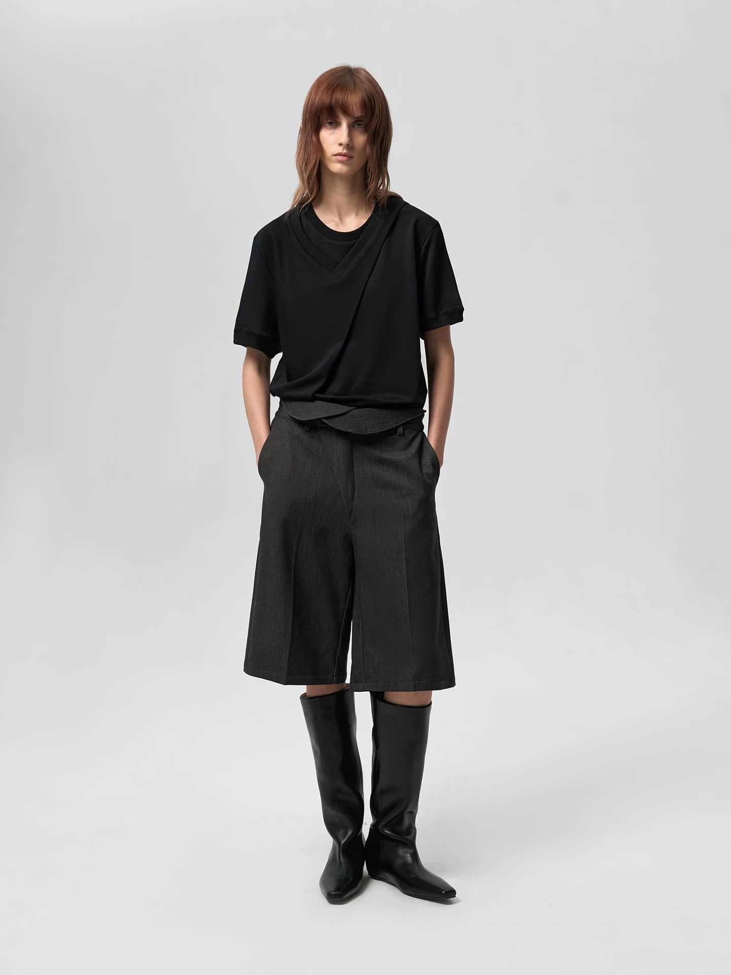 « Noor » Folded Layered Tee