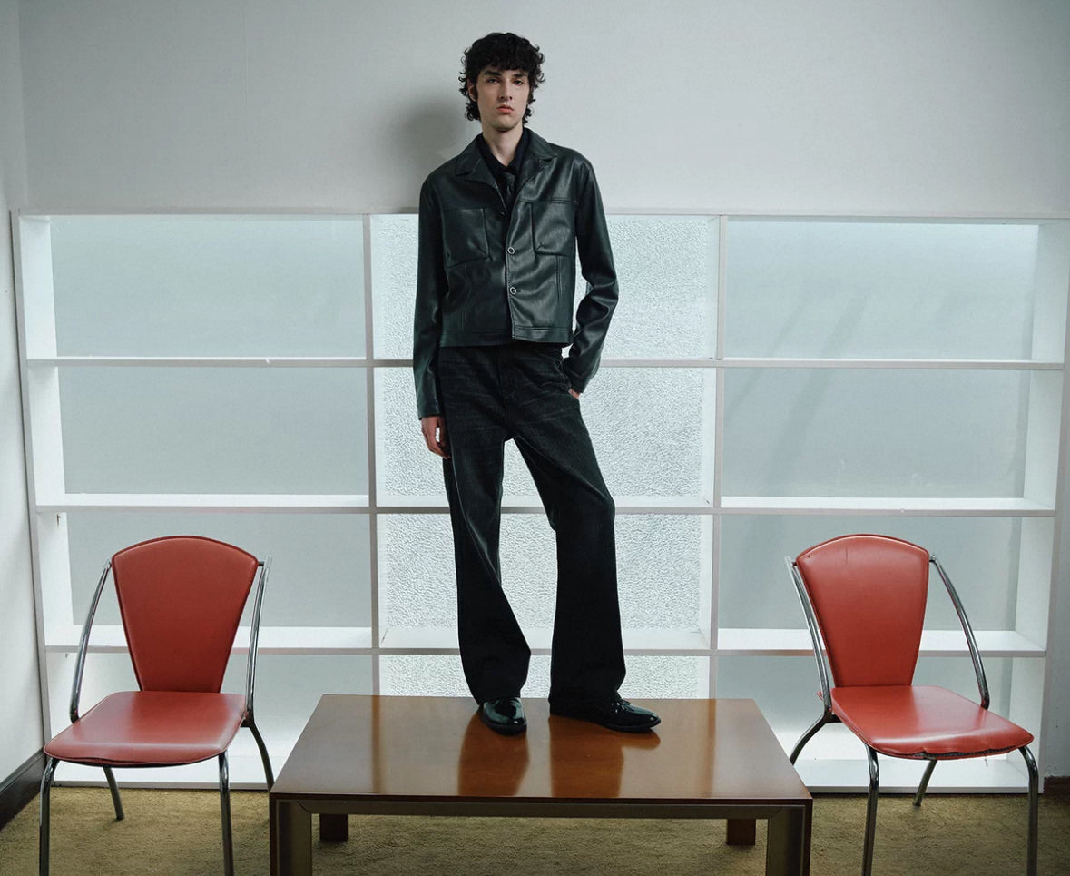 "Fog Blue" German-Inspired Tailored Jacket