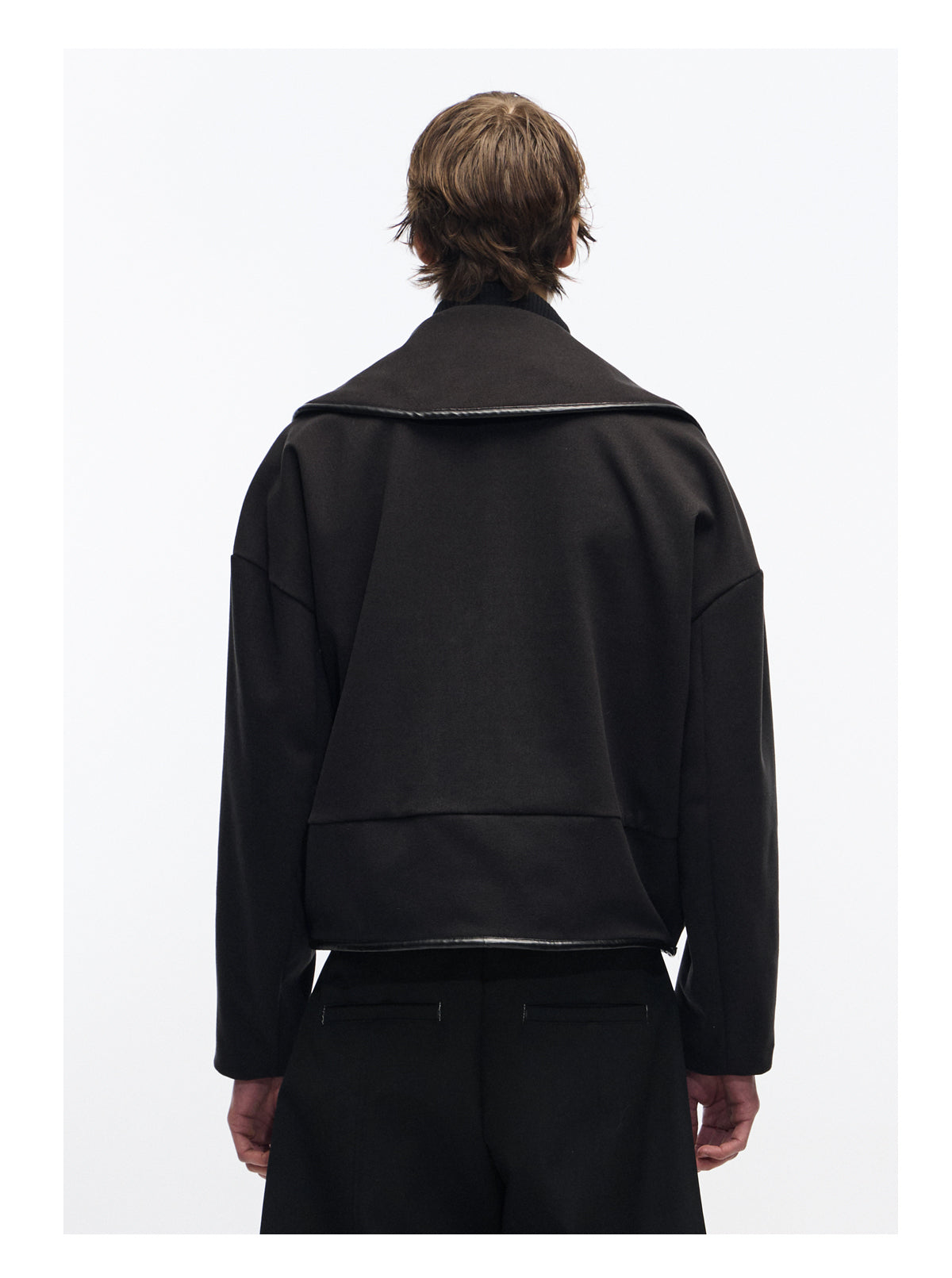 "Circle" Collar Cape Jacket