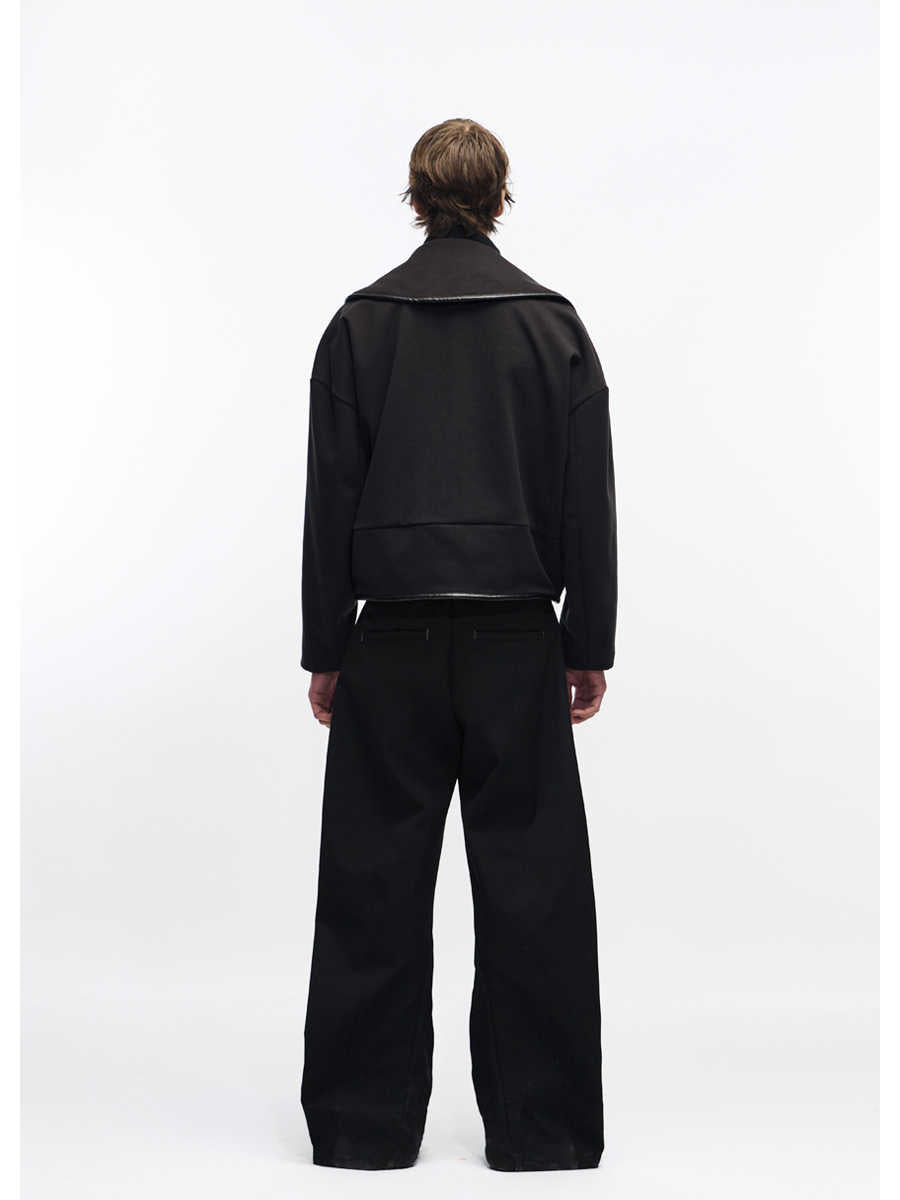 "Circle" Collar Cape Jacket