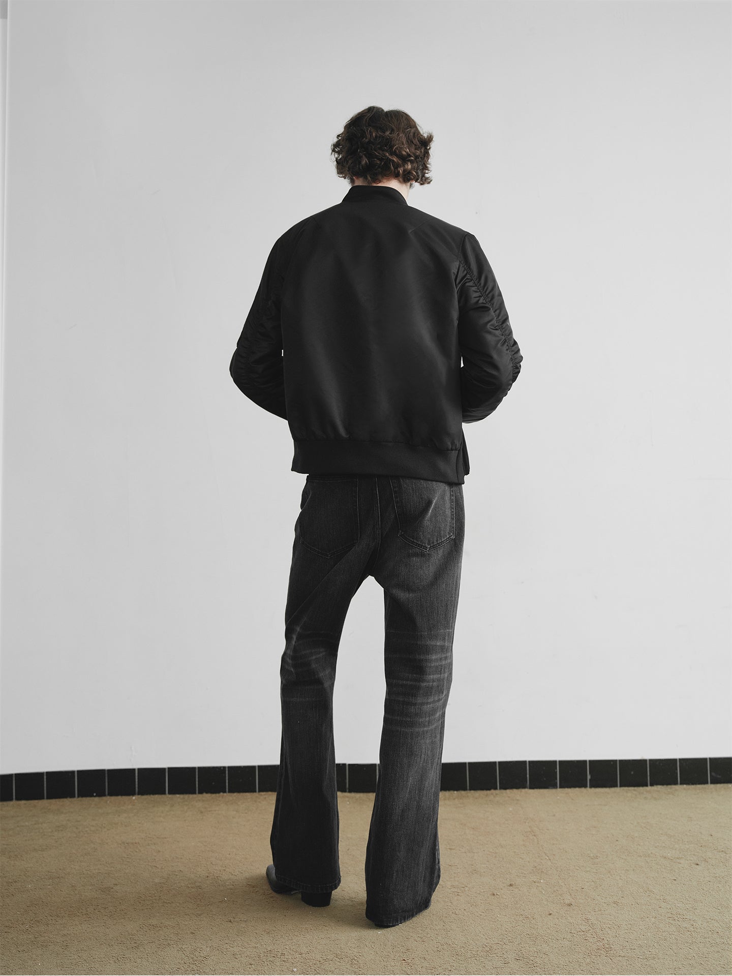 "Flight Jacket" MA-1 Jacket in Cotton Blend