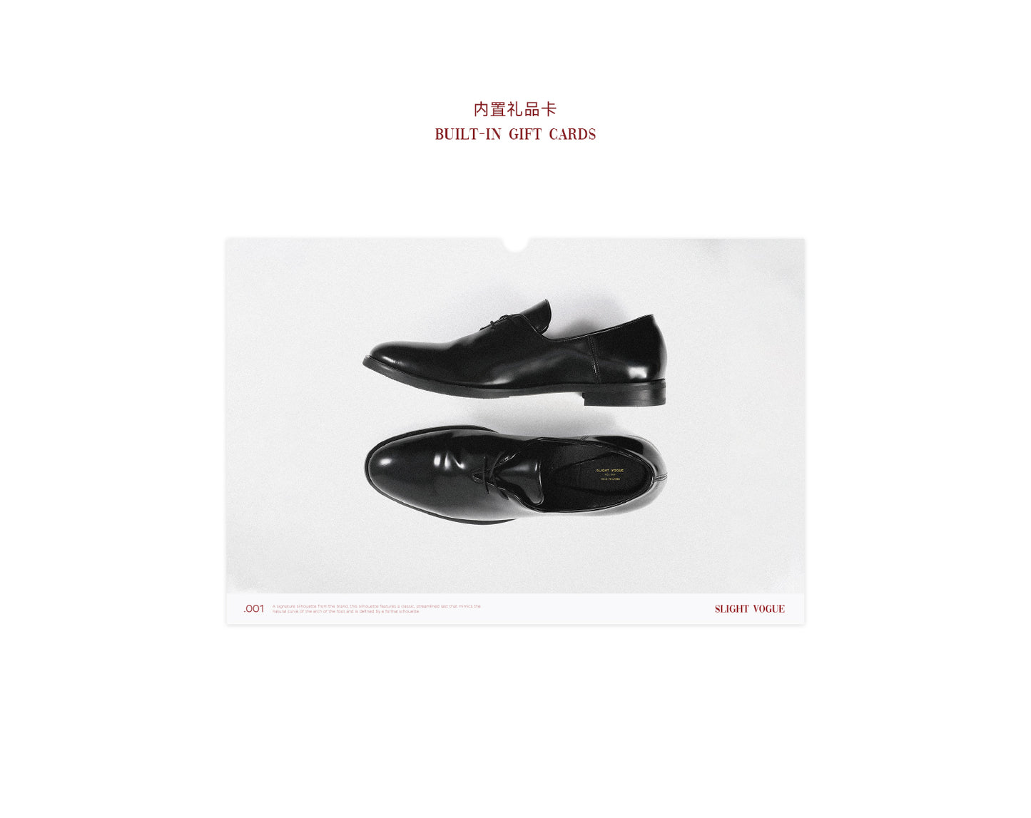 001 Polished Leather Oxford Shoes