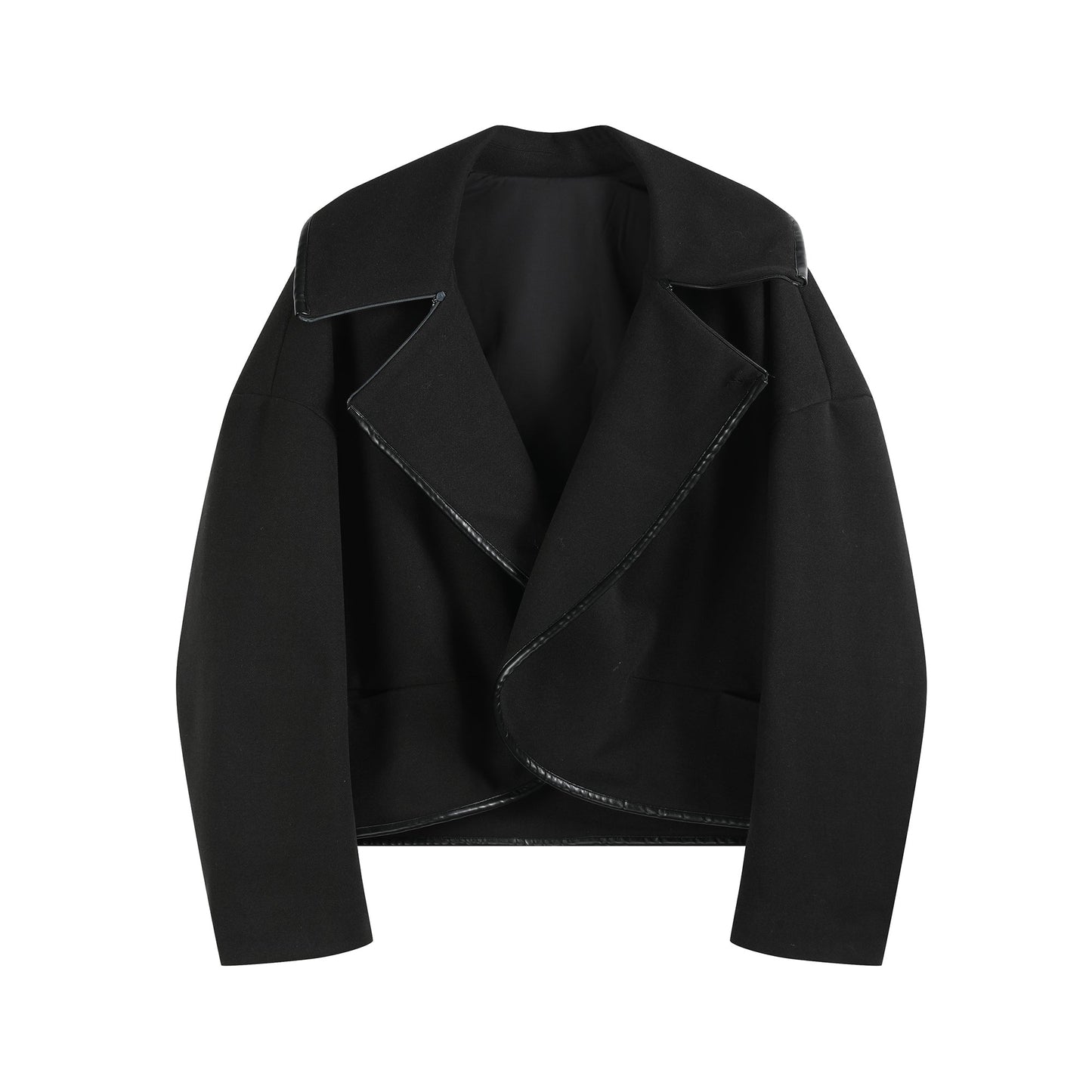 "Circle" Collar Cape Jacket