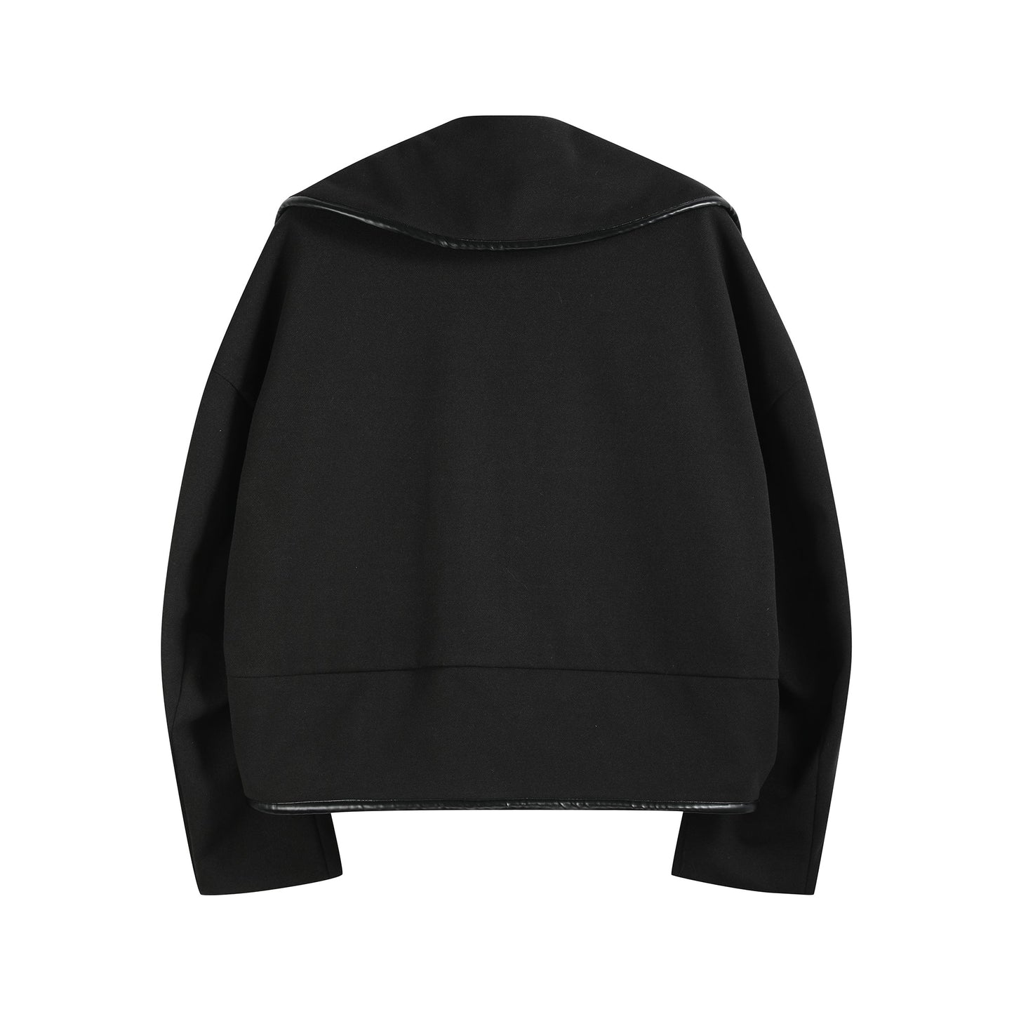 "Circle" Collar Cape Jacket
