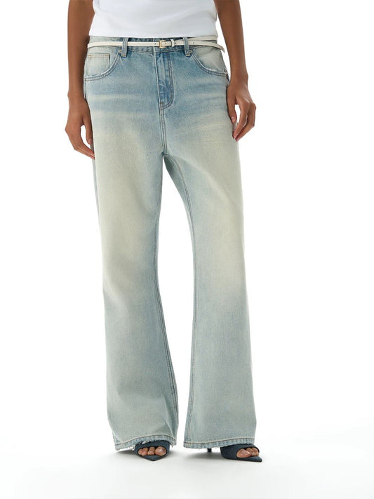 « Pressed » Blue Washed Denim