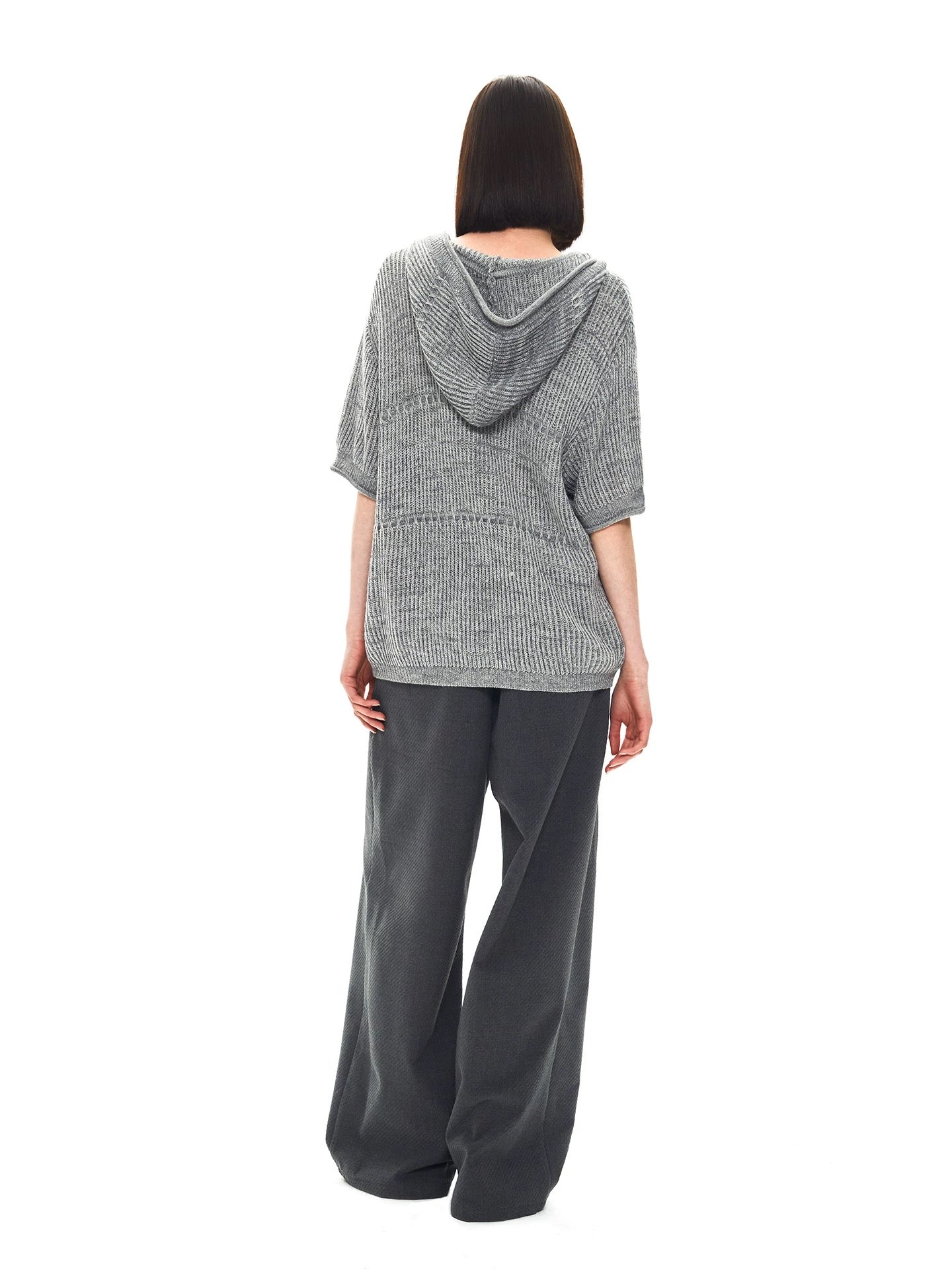 “Aurelio” Hooded Knit Shirt