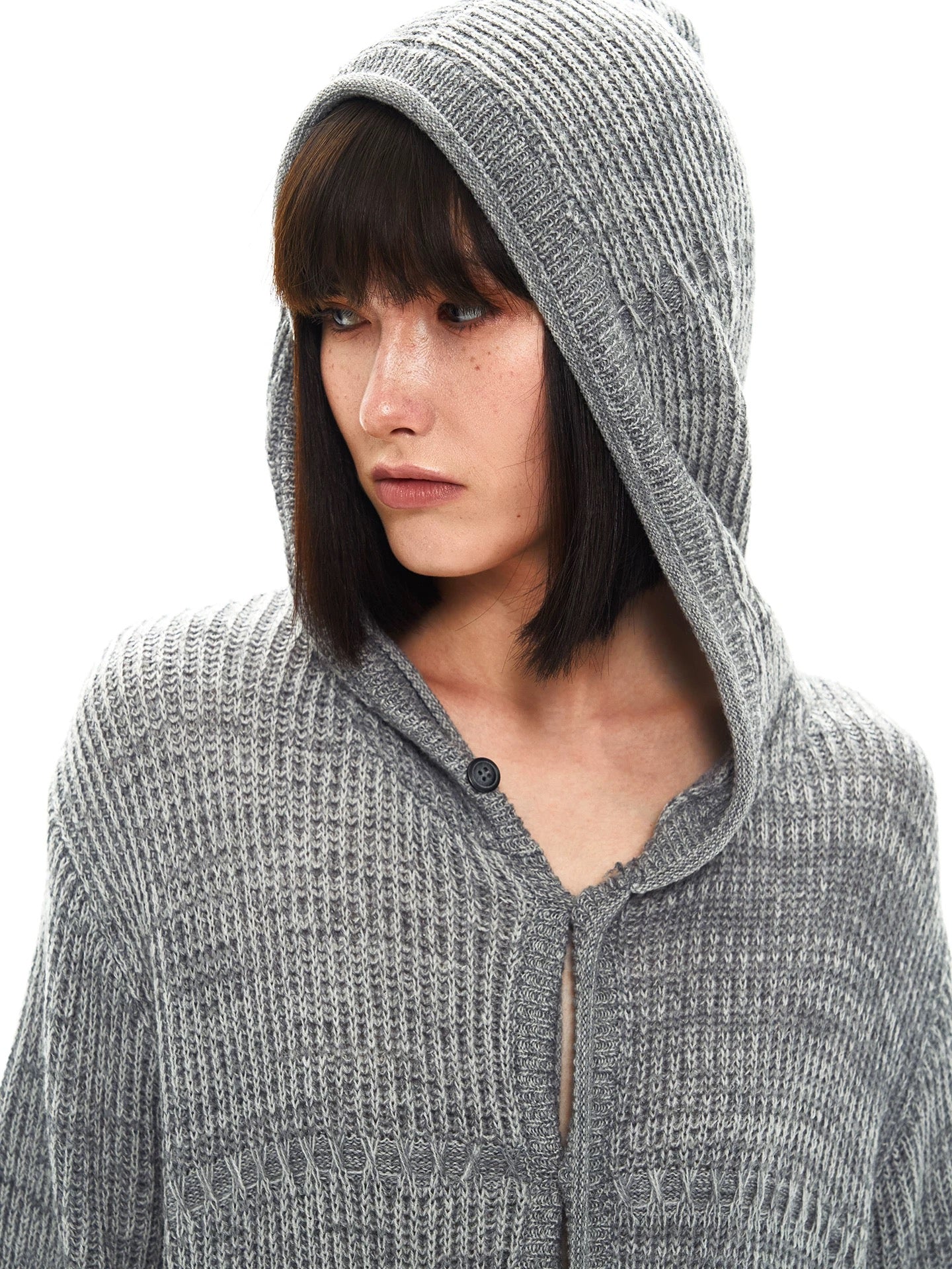 “Aurelio” Hooded Knit Shirt