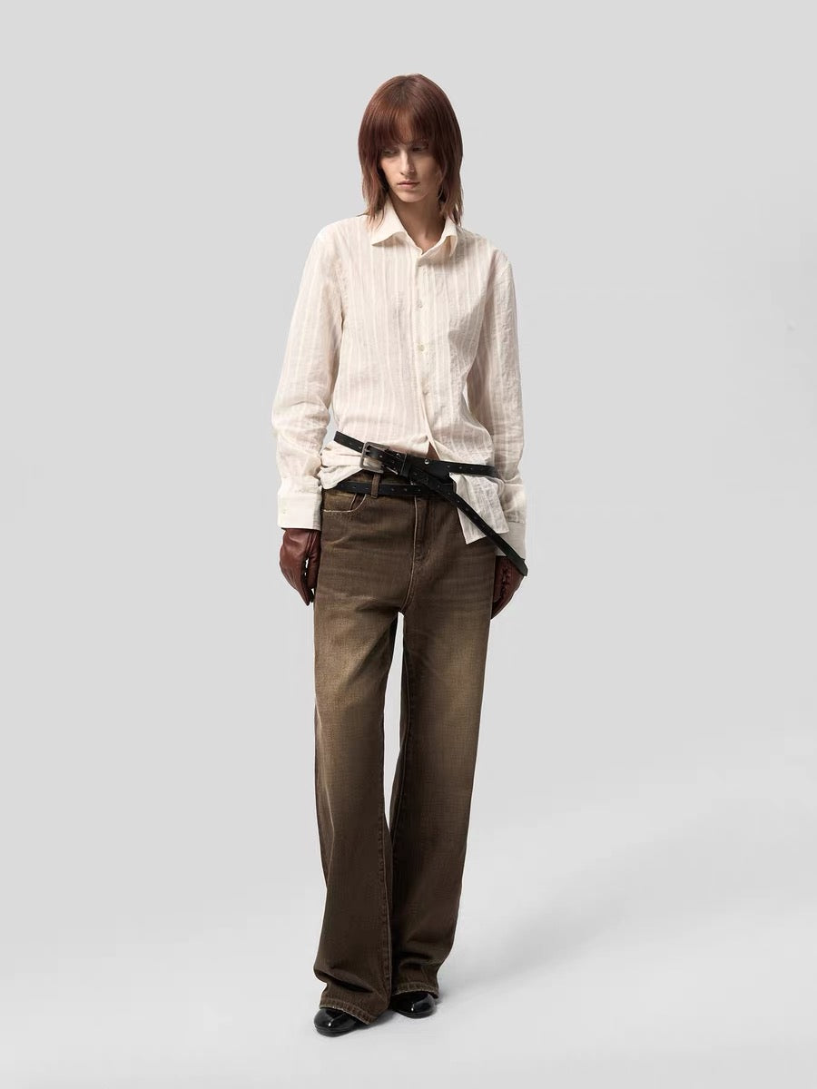 "Featured" Stripped Shirt
