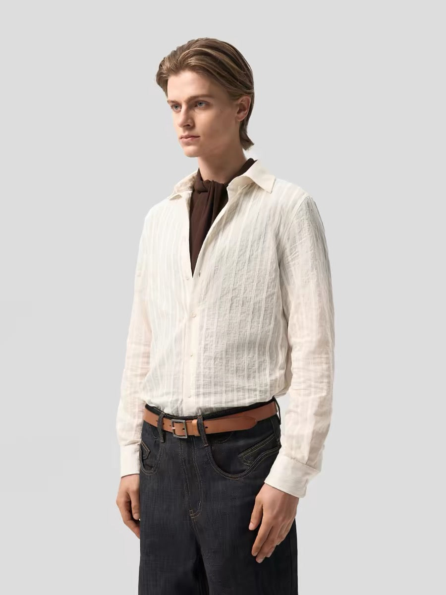 "Featured" Stripped Shirt