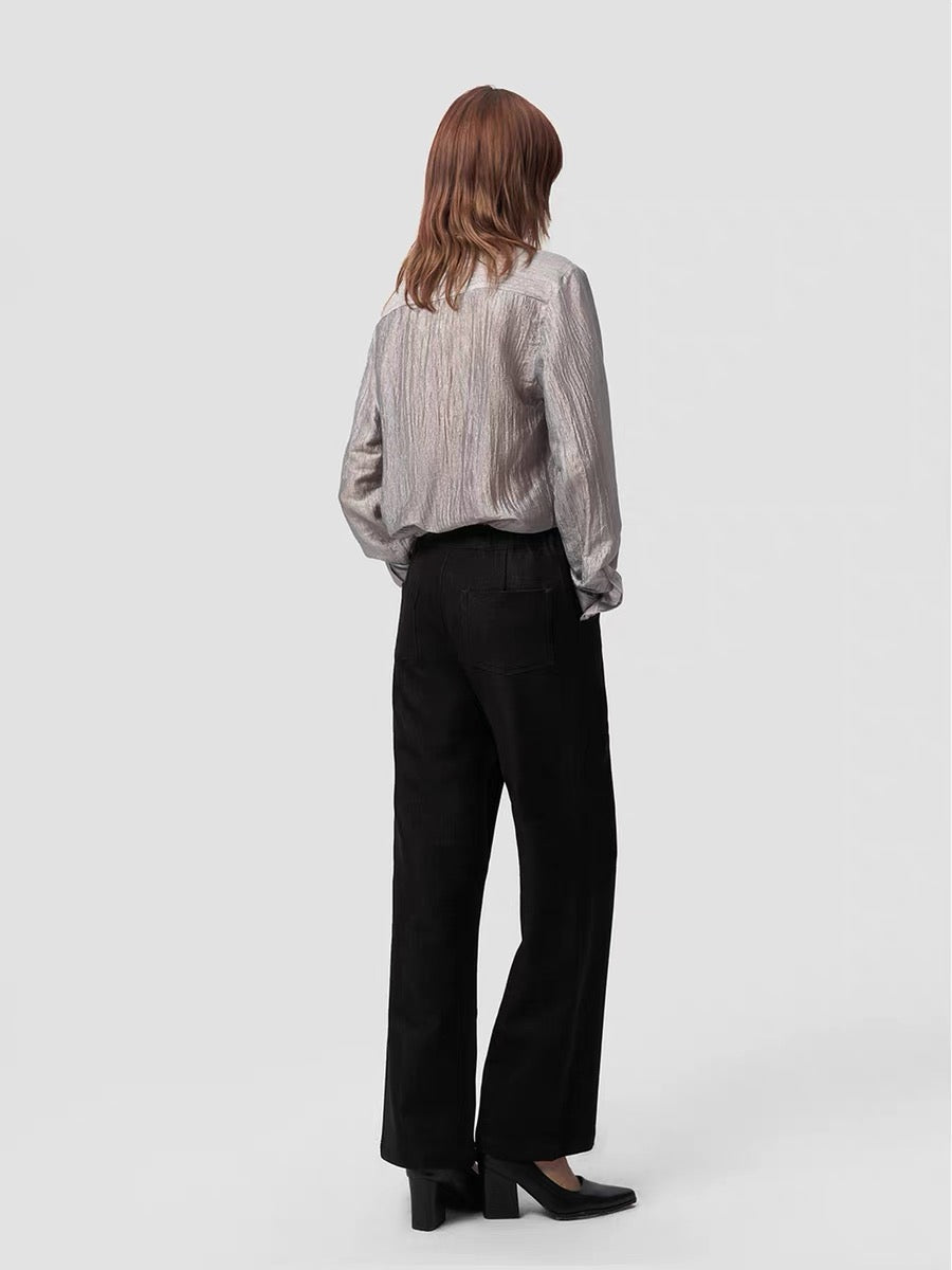 "Silk Texture" Stripped Shirt