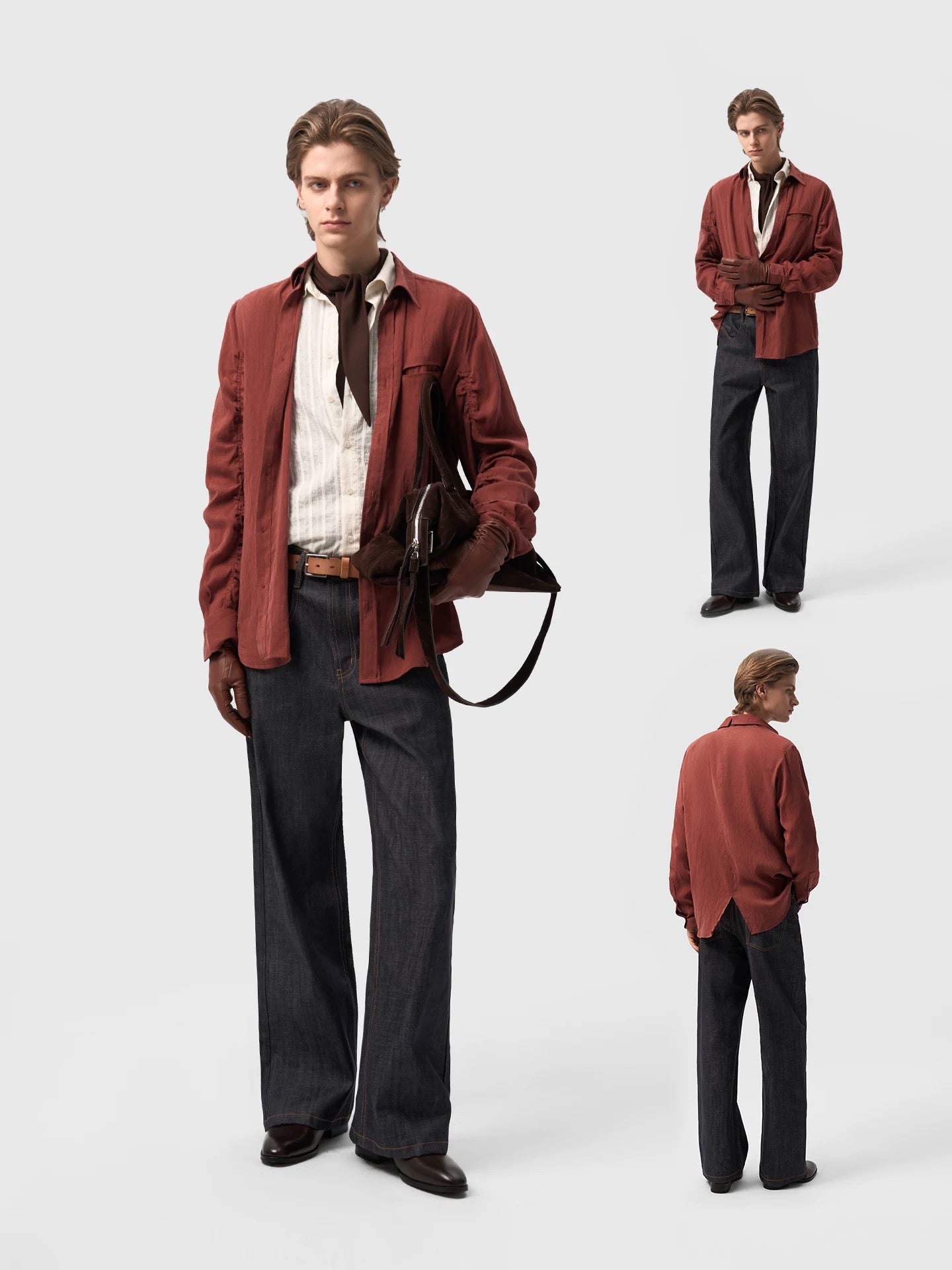 "André" Stripped Linen Shirt