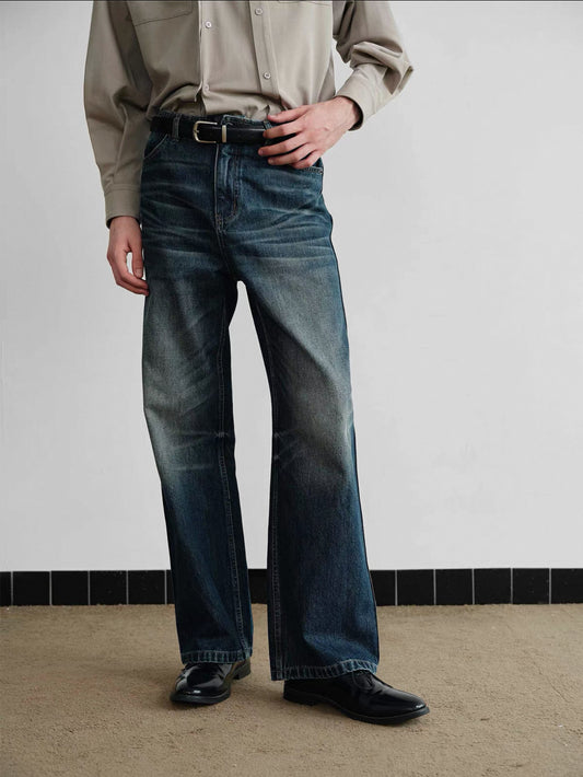 "Nevada" Wash Flared Jeans