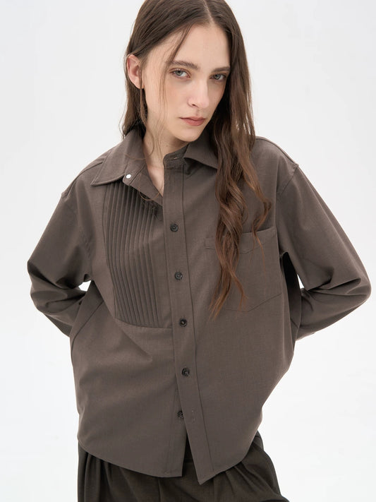 "The Chest" Pleated Shirt