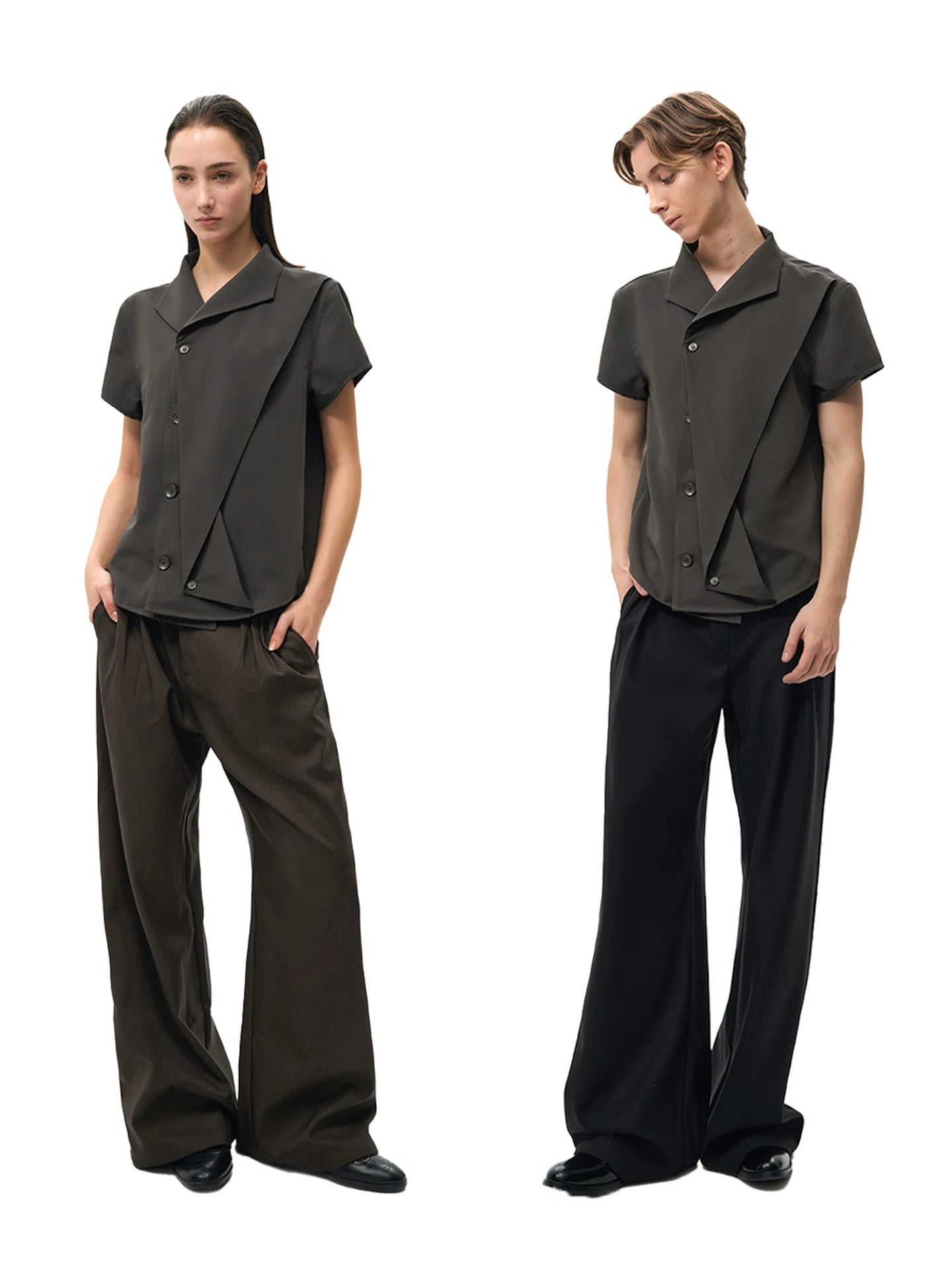 « Pietra » Draped Shirt