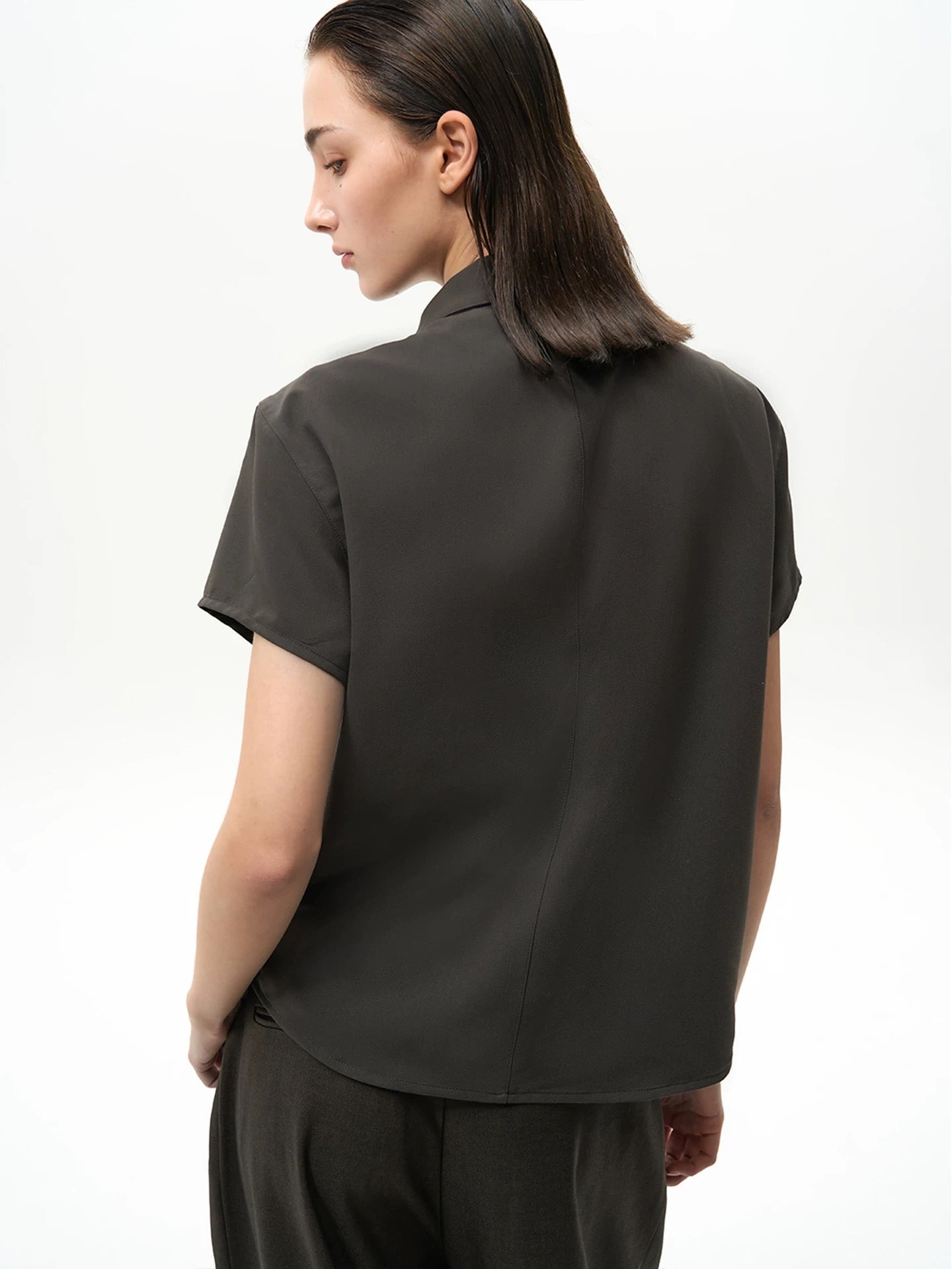 « Pietra » Draped Shirt