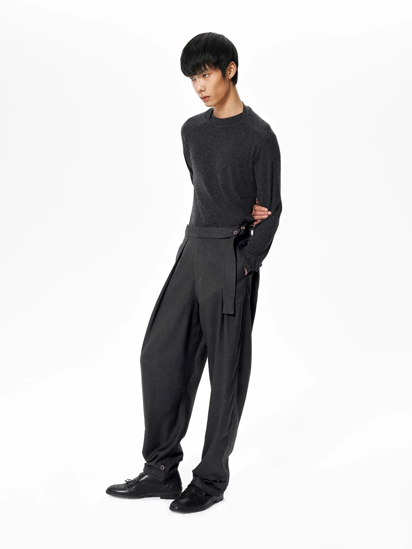 "Taglio" Drape Trousers