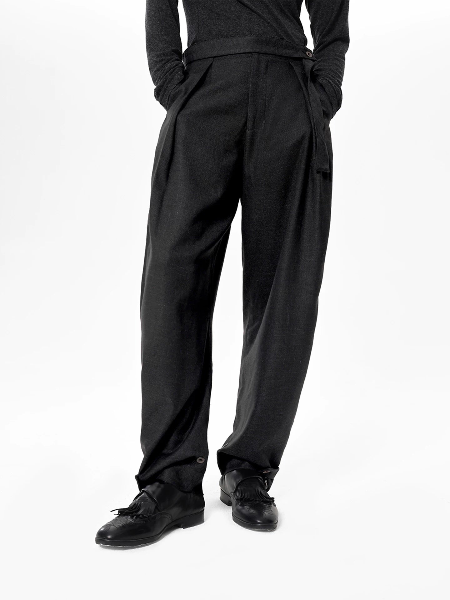 "Taglio" Drape Trousers
