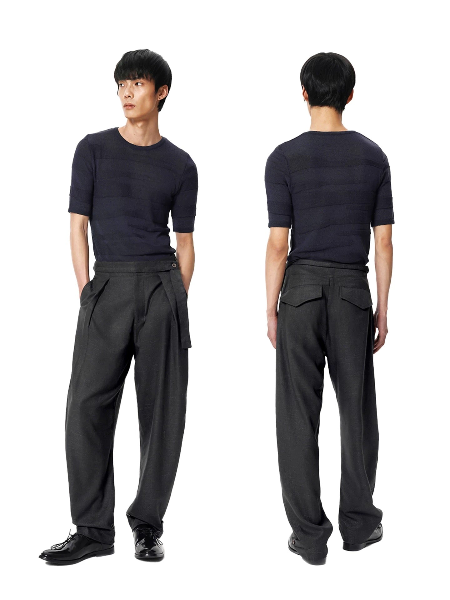 "Taglio" Drape Trousers