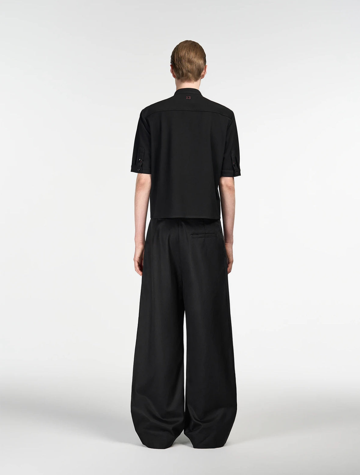 "Hermitage" Black Tencel Pants
