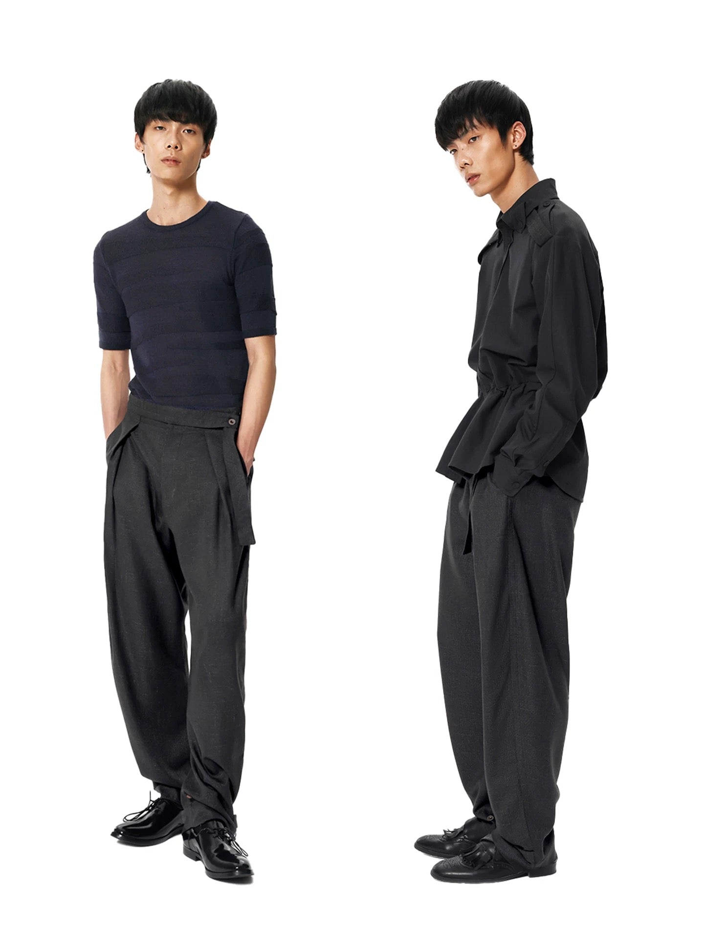 "Taglio" Drape Trousers