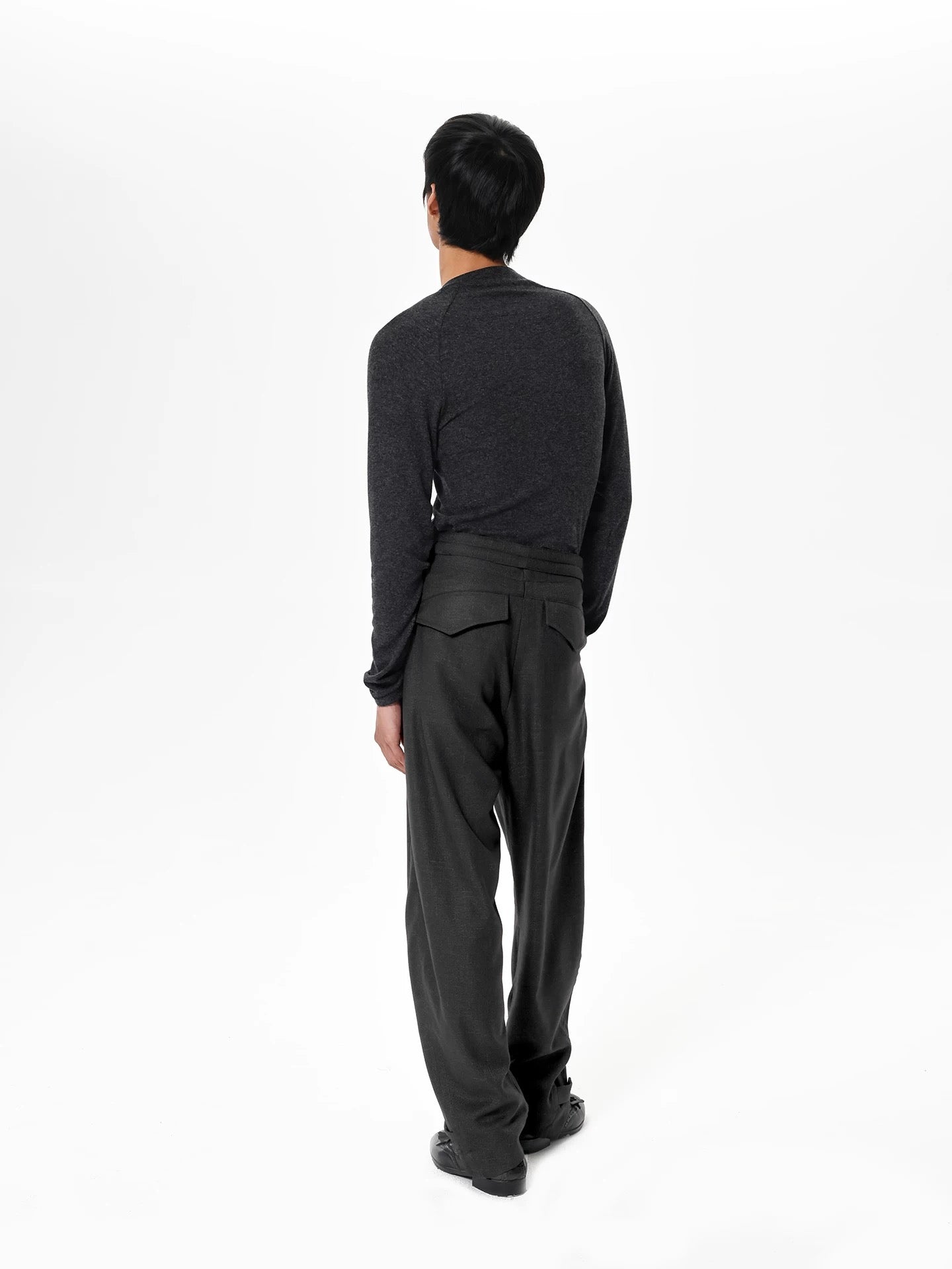 "Taglio" Drape Trousers