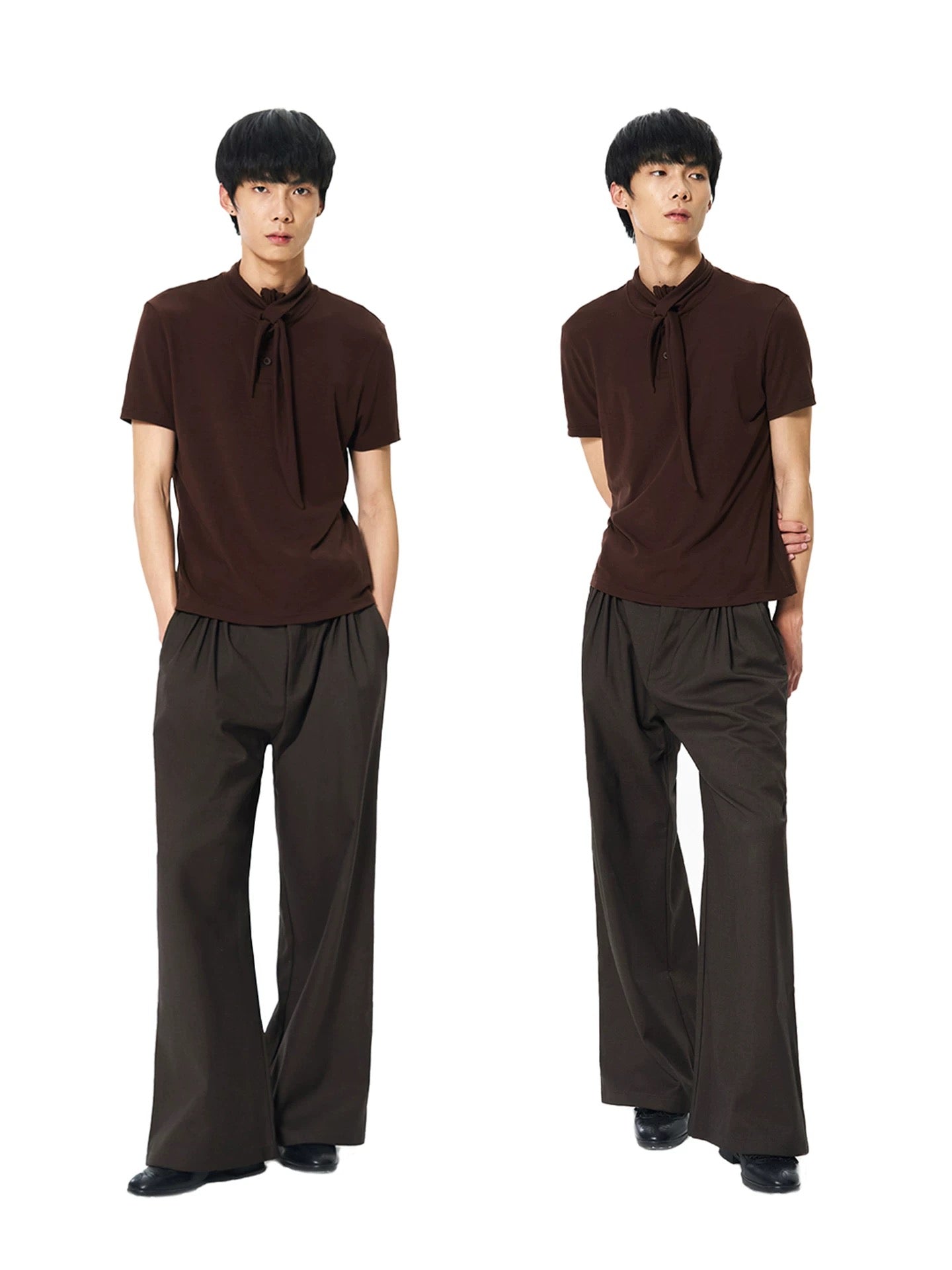 « Antico » Scarf-Collar Polo