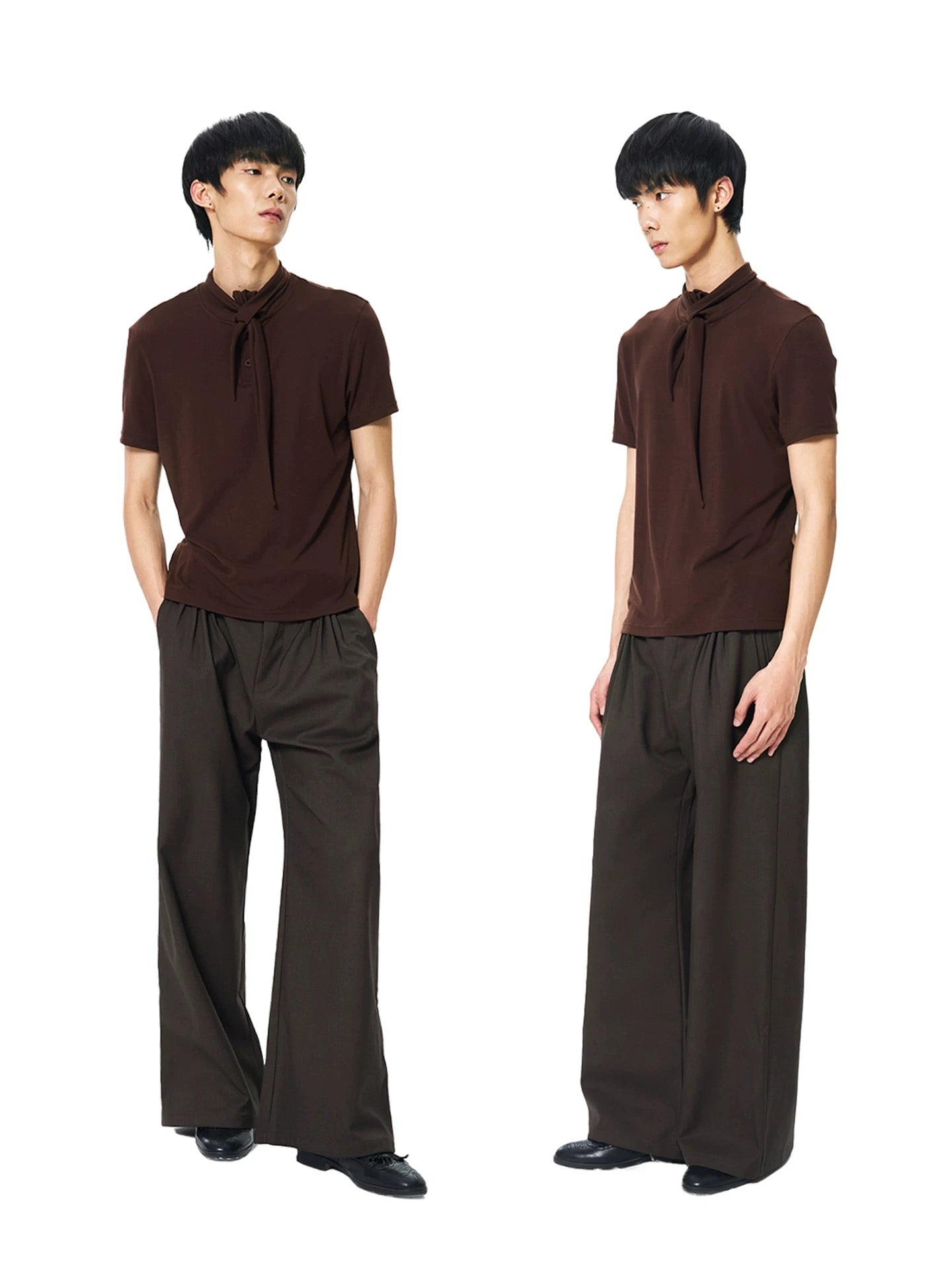 « Antico » Scarf-Collar Polo