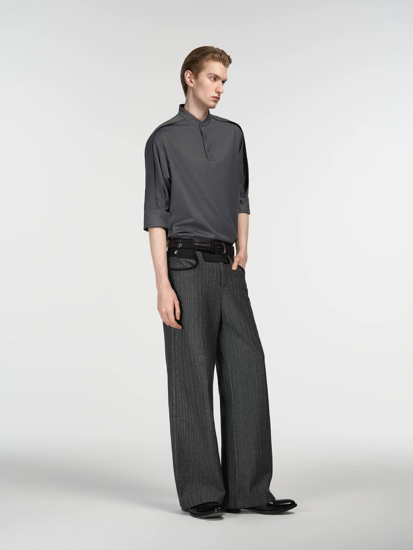 « Architect Shirt » Hidden Buttons Reverse Shirt