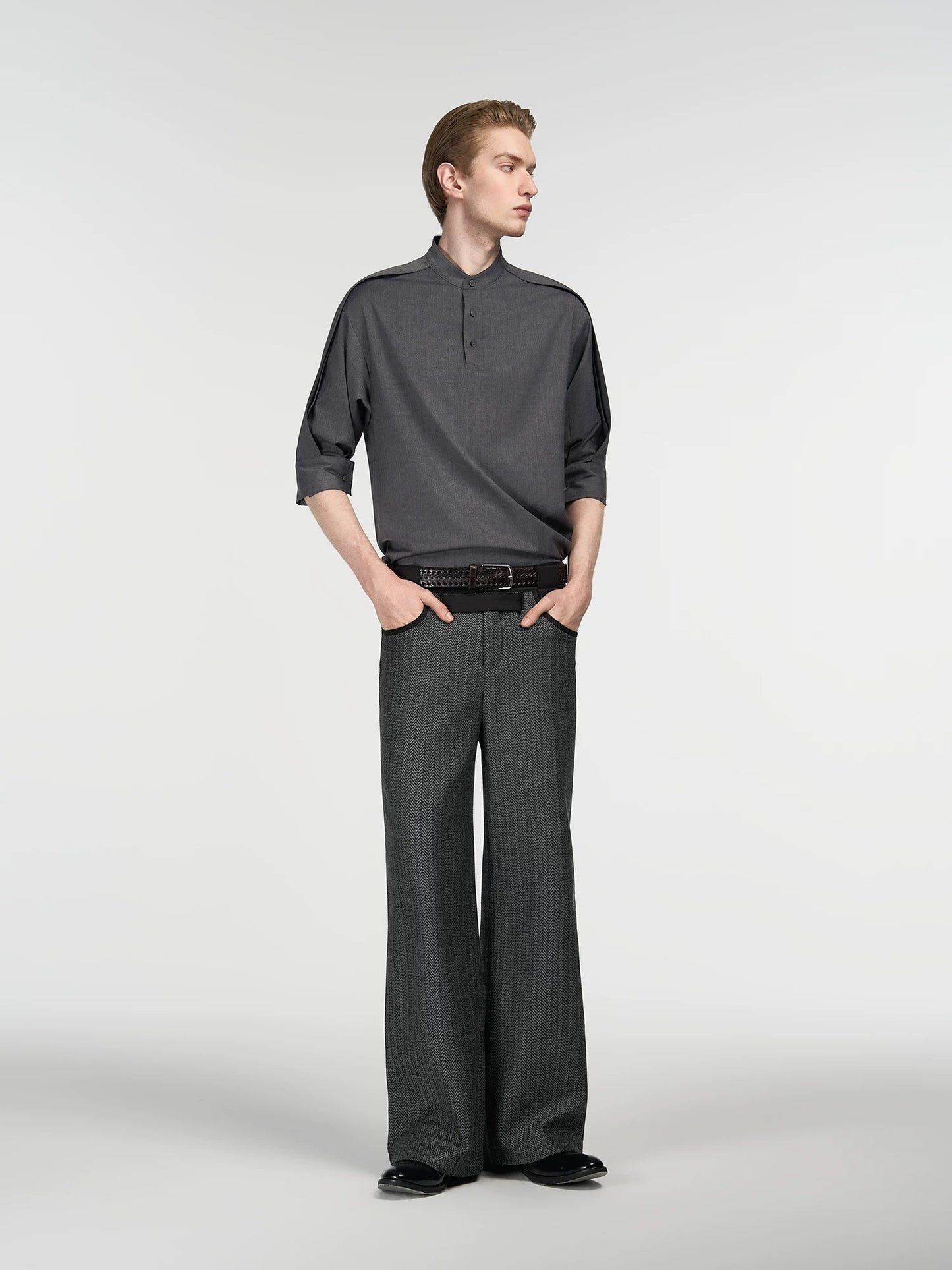 « Architect Shirt » Hidden Buttons Reverse Shirt