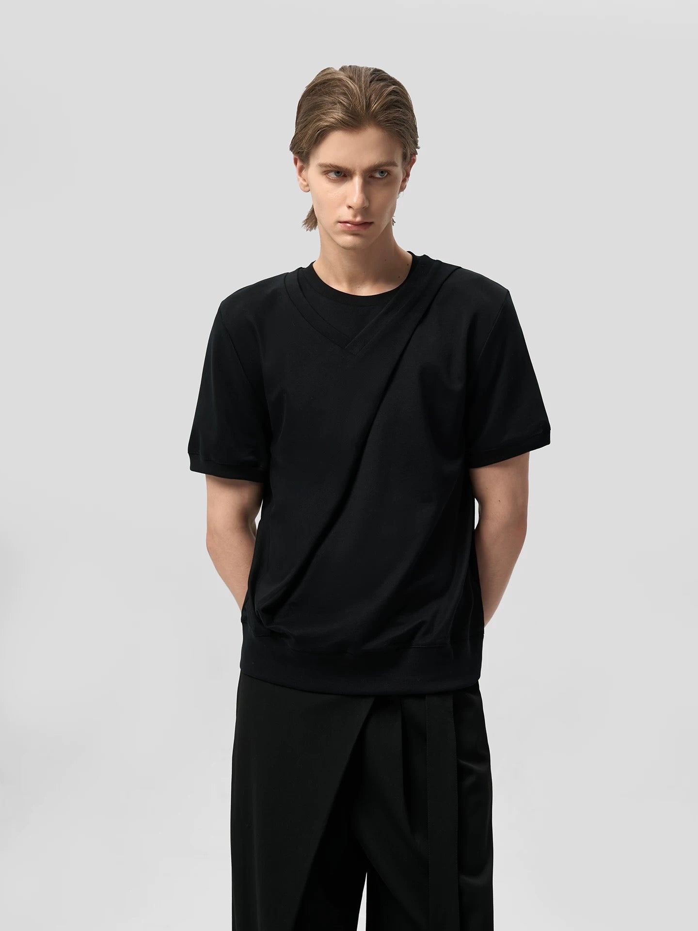 « Noor » Folded Layered Tee