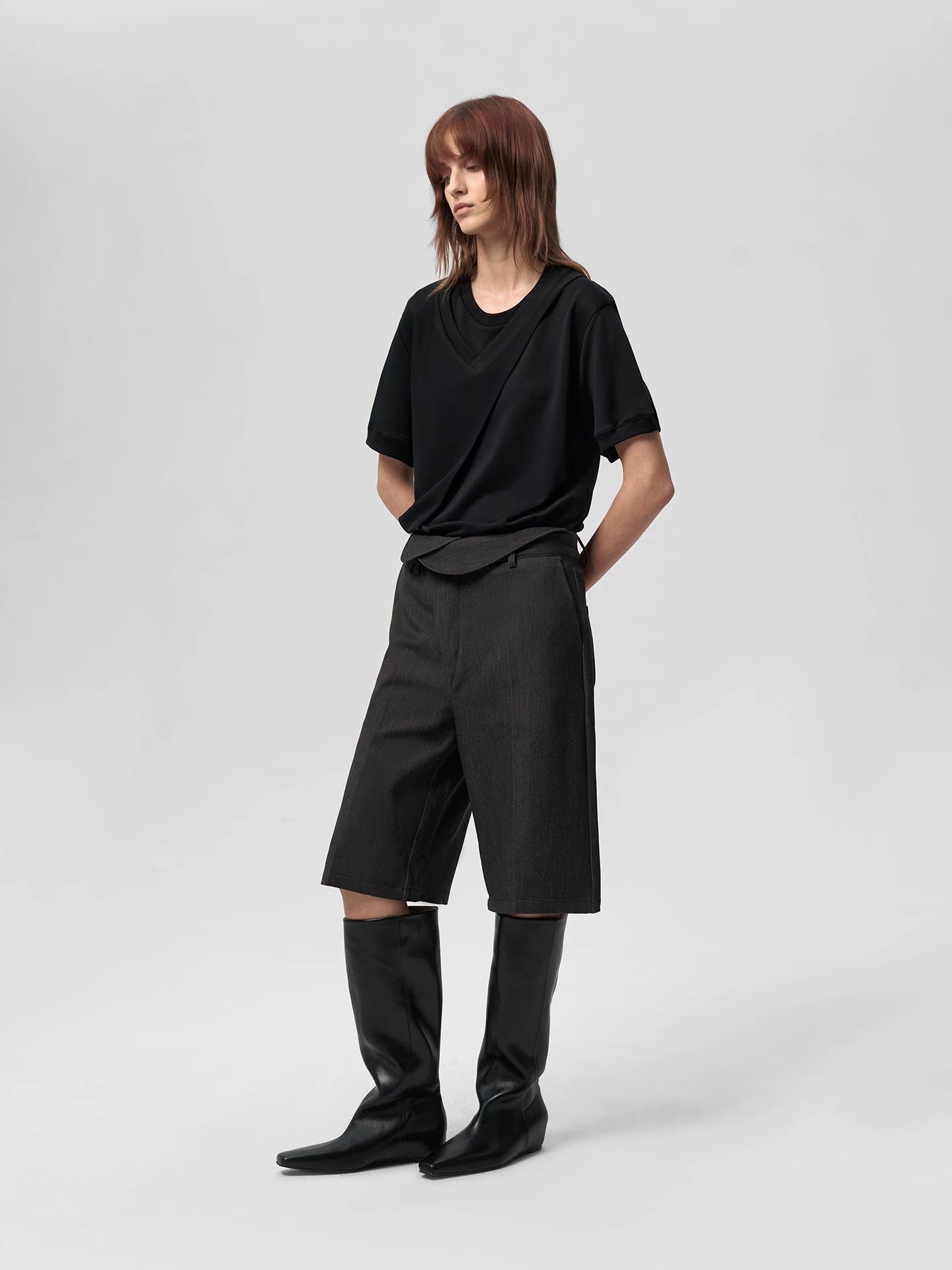 « Noor » Folded Layered Tee