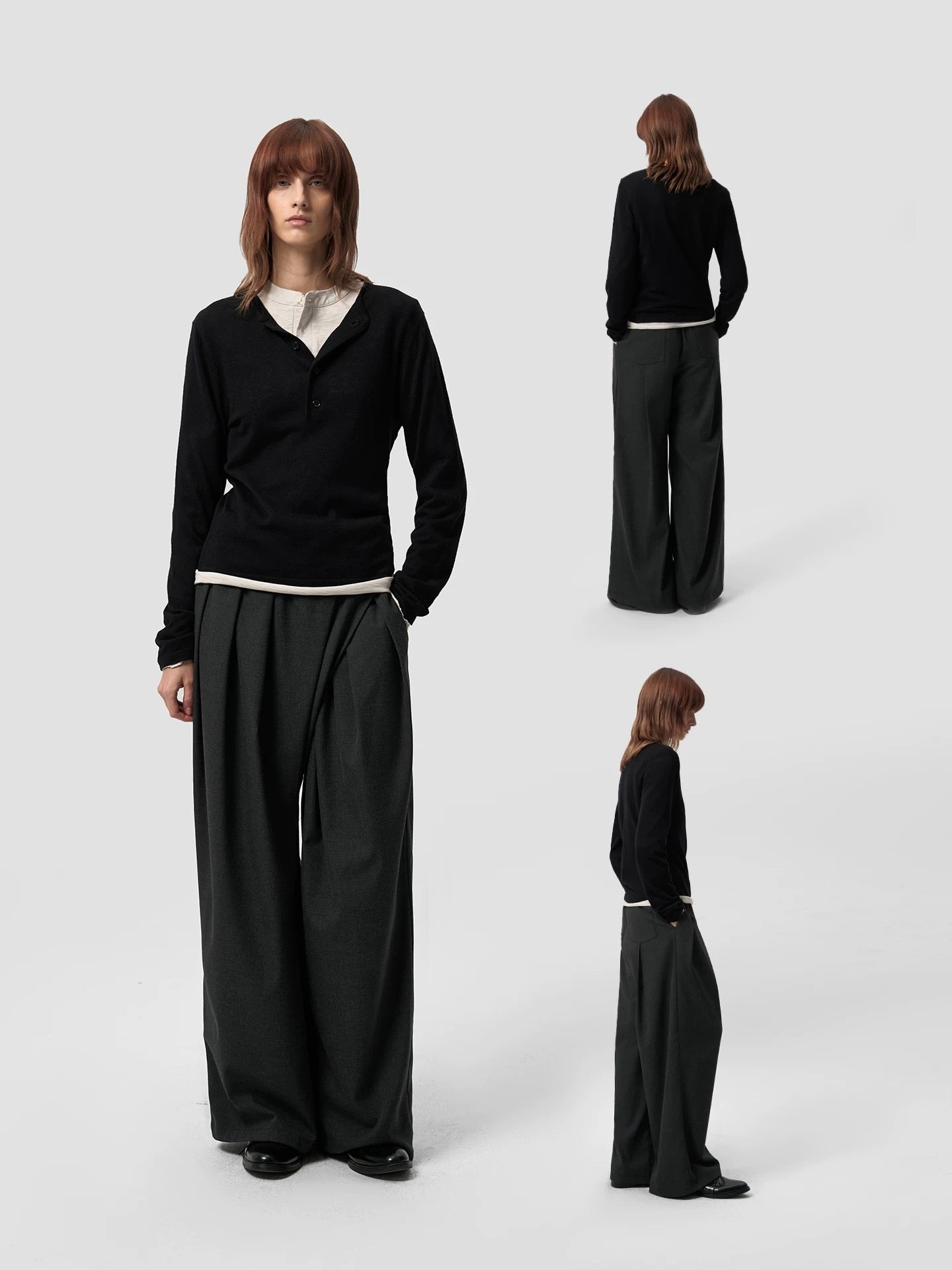 "Indiana" Pleated Trousers