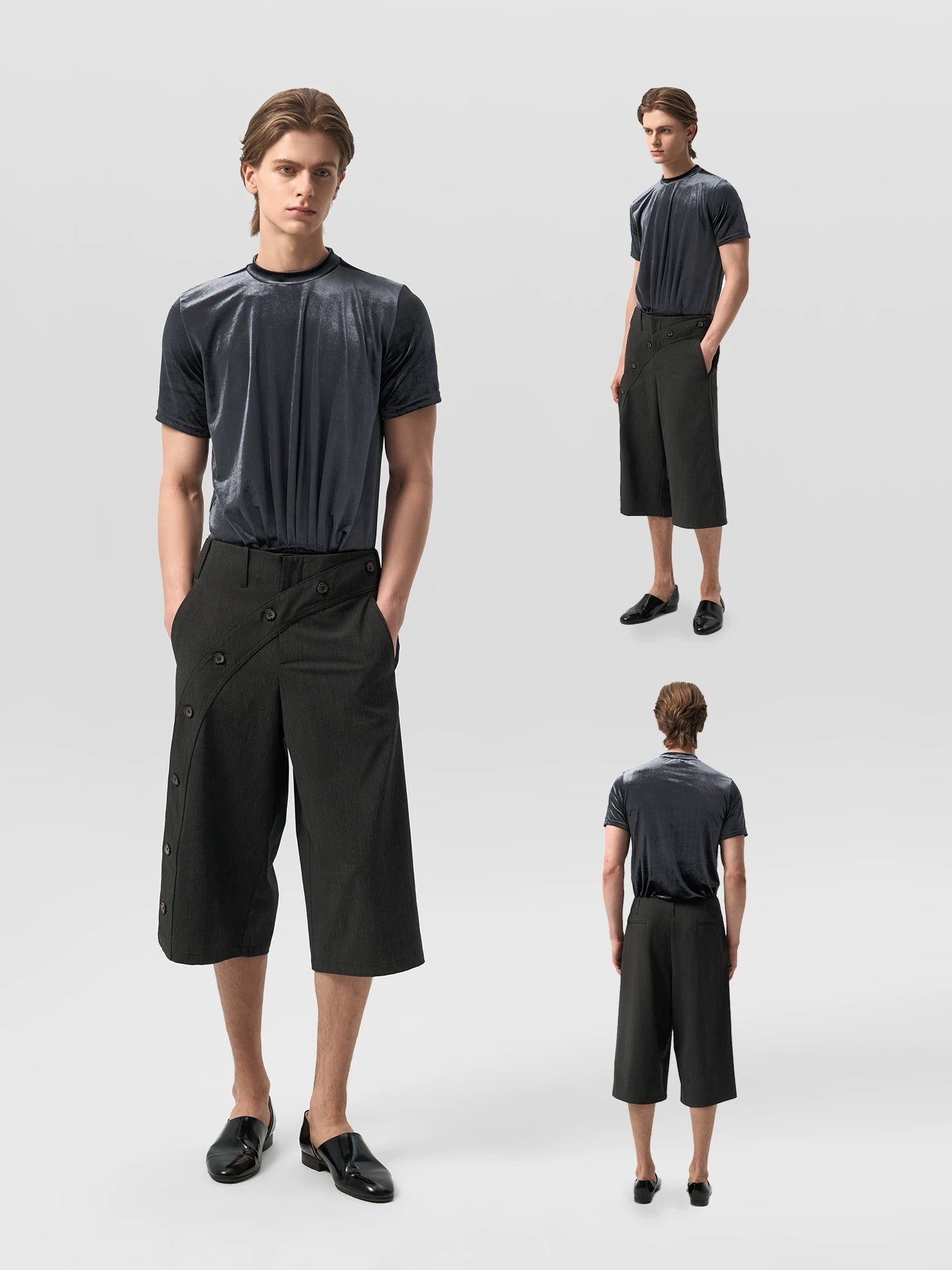 « Abyss » Velvet Neck Tee