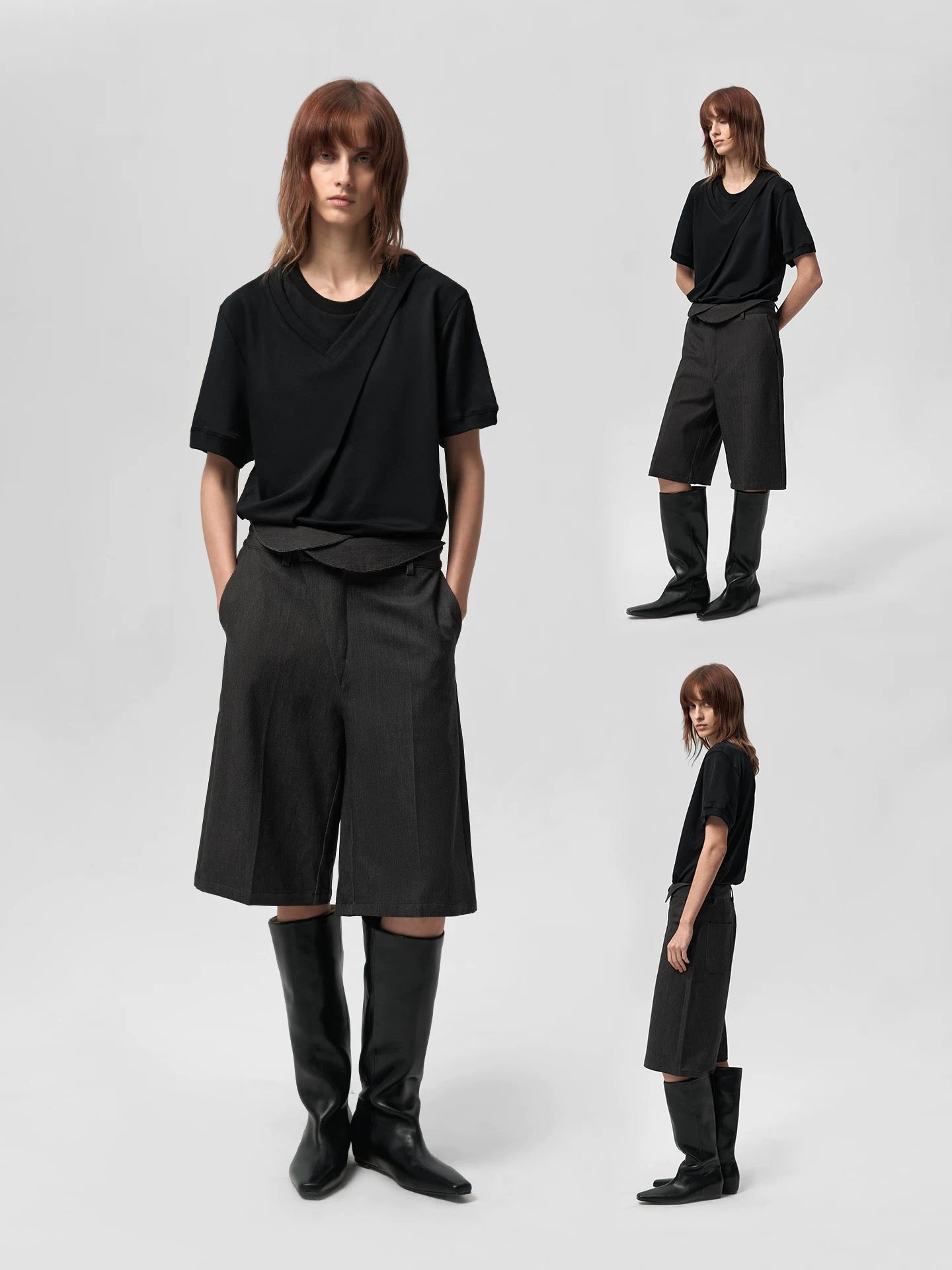 « Noor » Folded Layered Tee