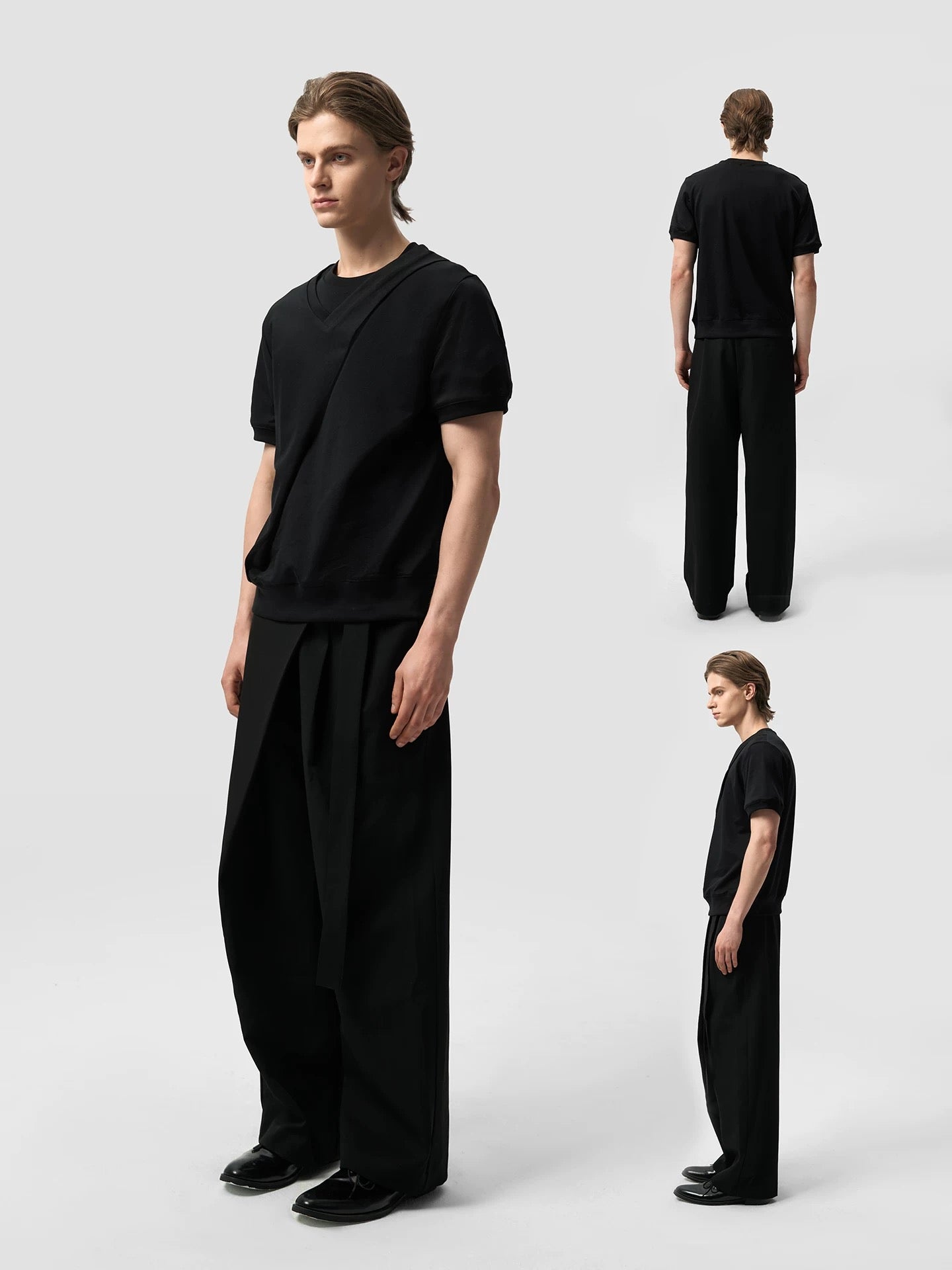 « Noor » Folded Layered Tee