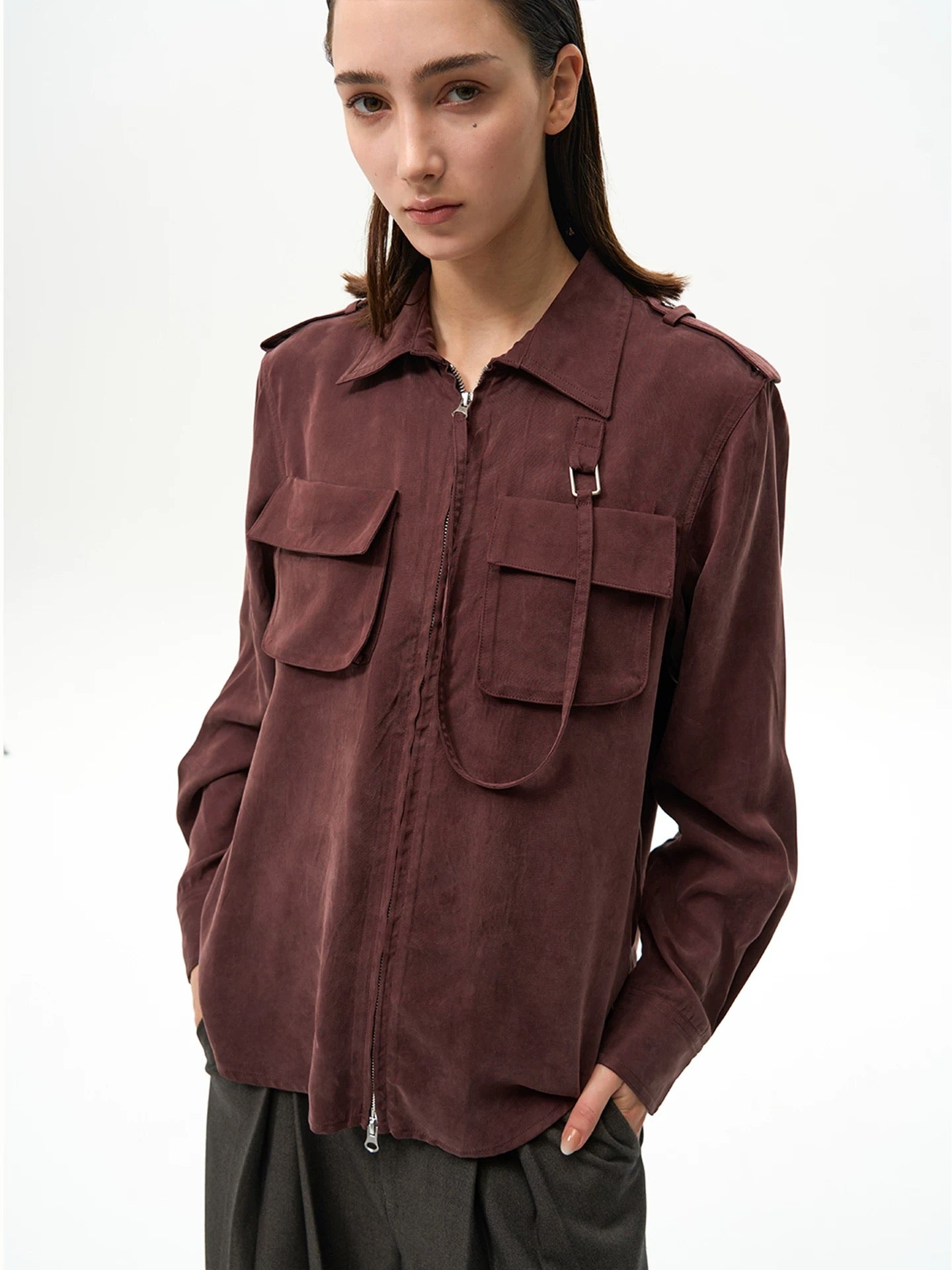 "The Dune" Light Brown Shirt Jacket
