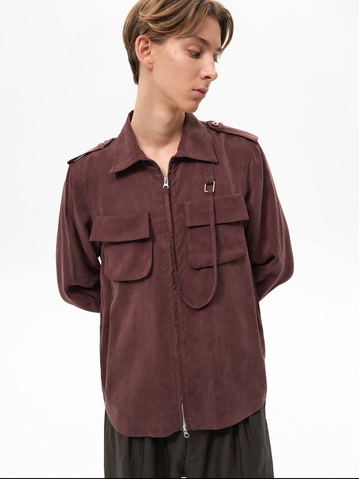 "The Dune" Light Brown Shirt Jacket