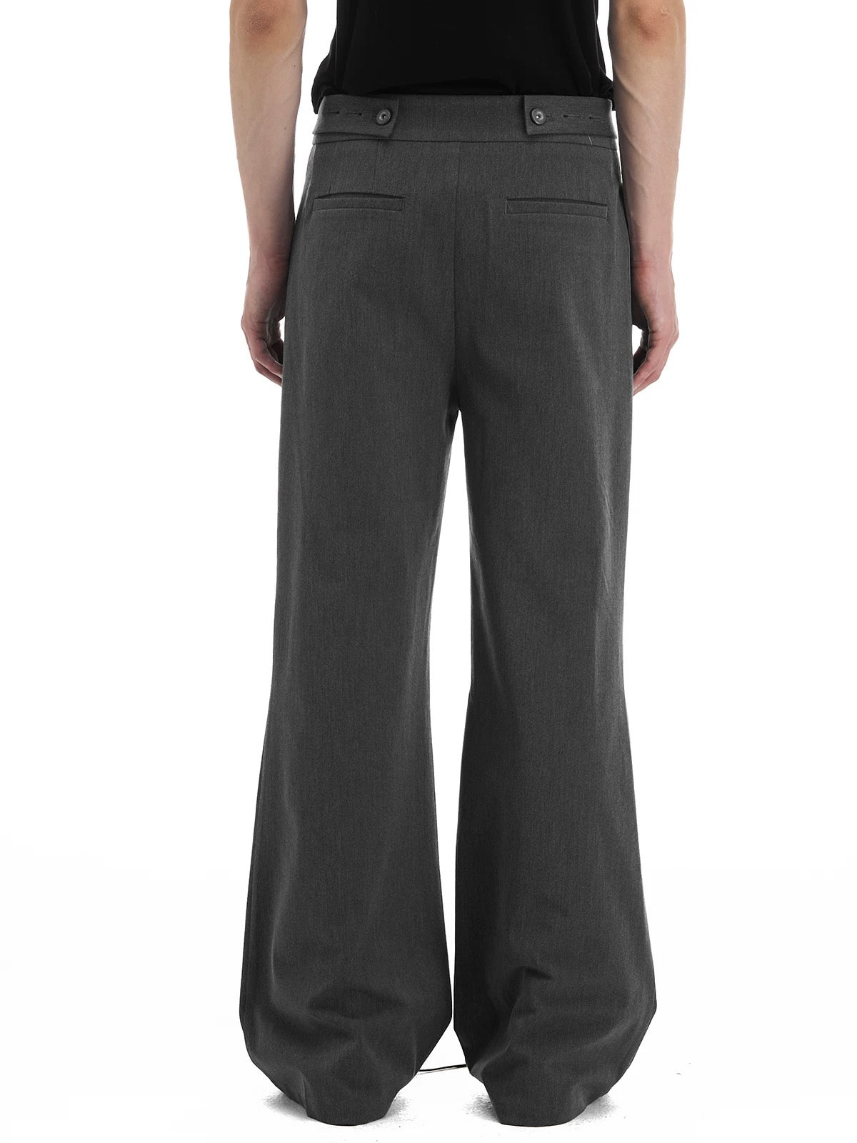 "Canyon" Pleated Straight Pants