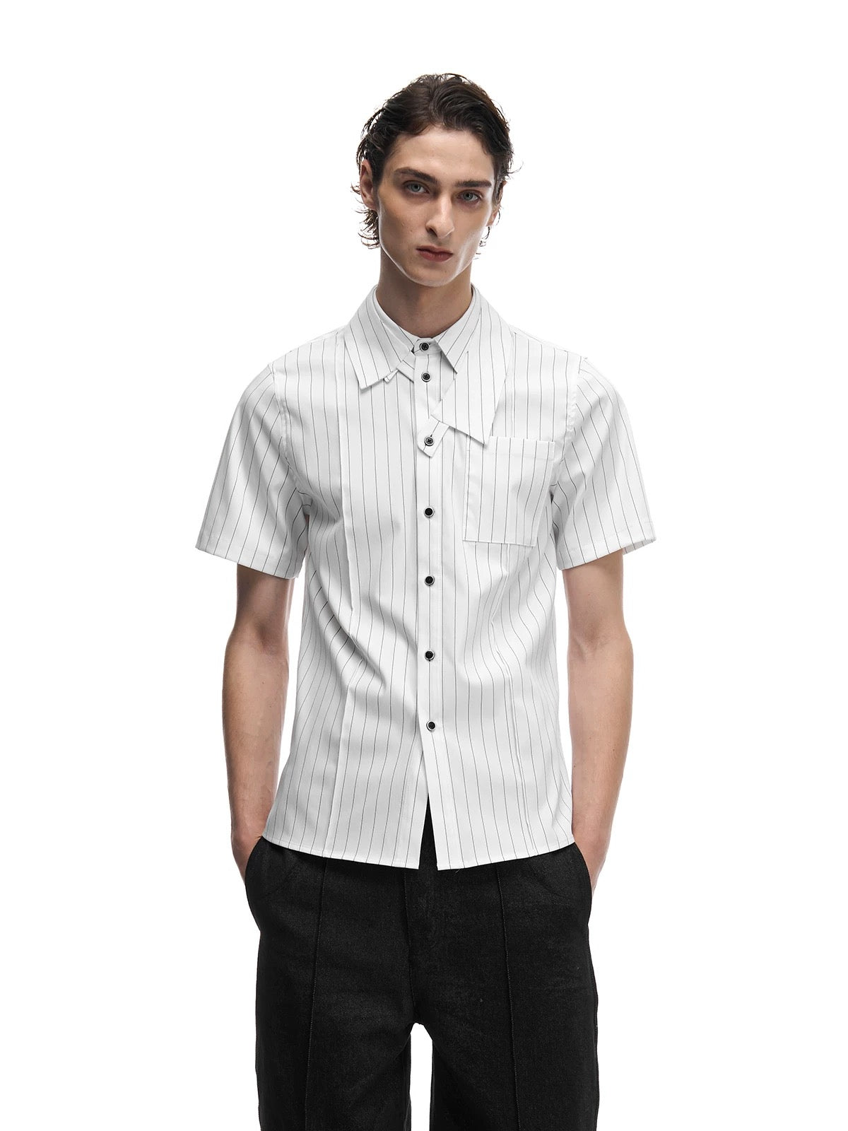 "Piano" Layered Shirt