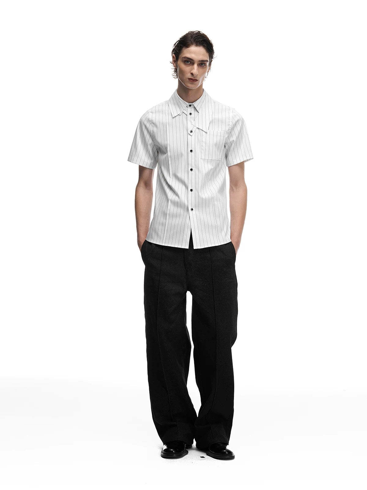 "Piano" Layered Shirt