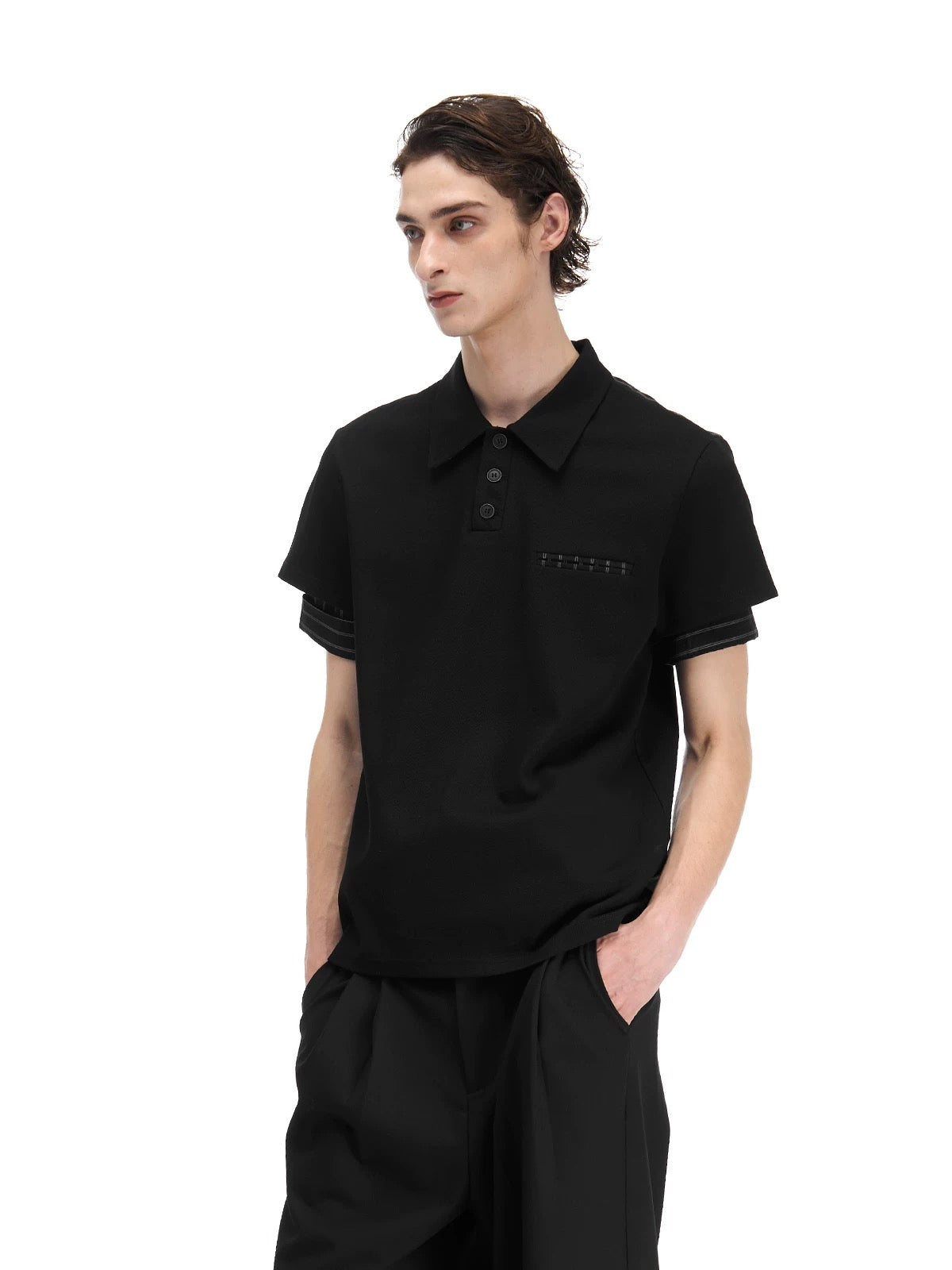 "Epais" Panel Shirt