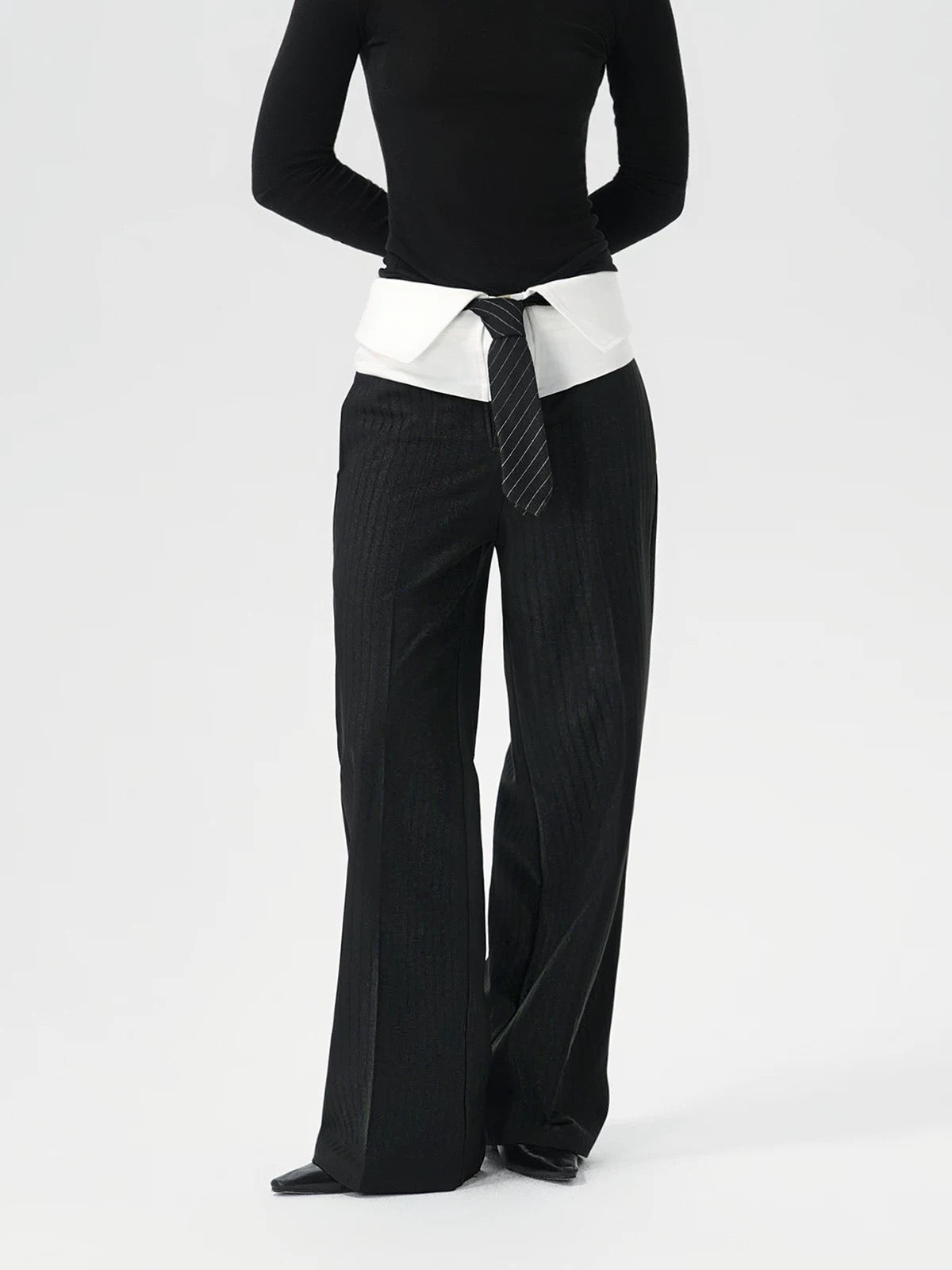 "Collar" Loose Pants
