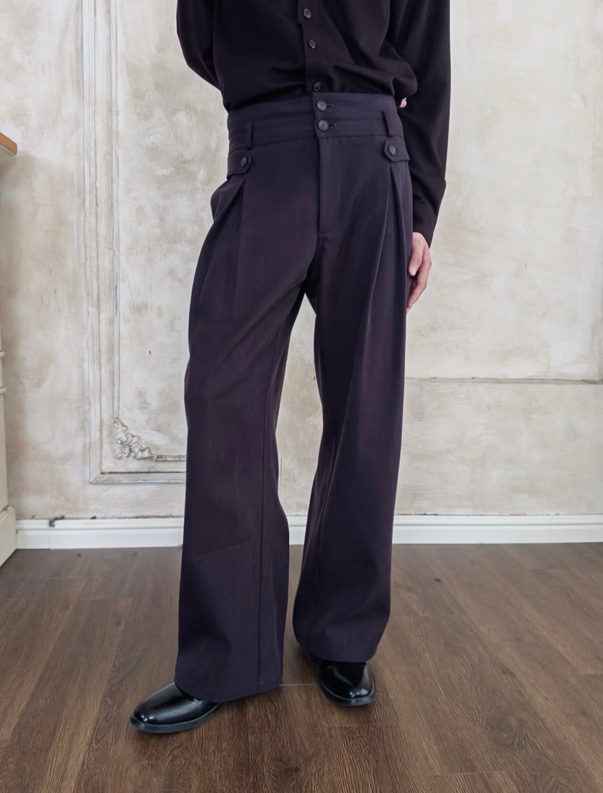 "Chihiro" Tailored Waist Trousers